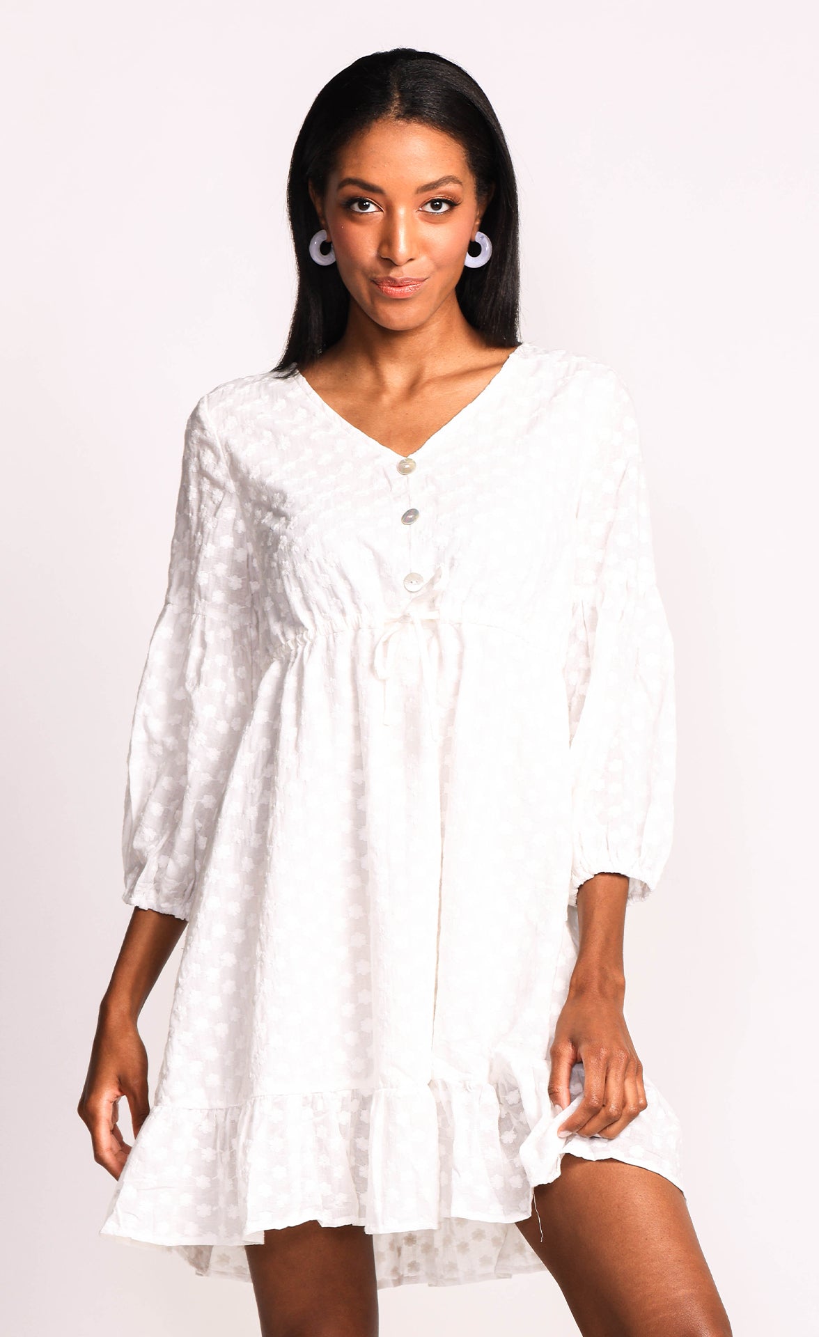 Mandi Dress - White