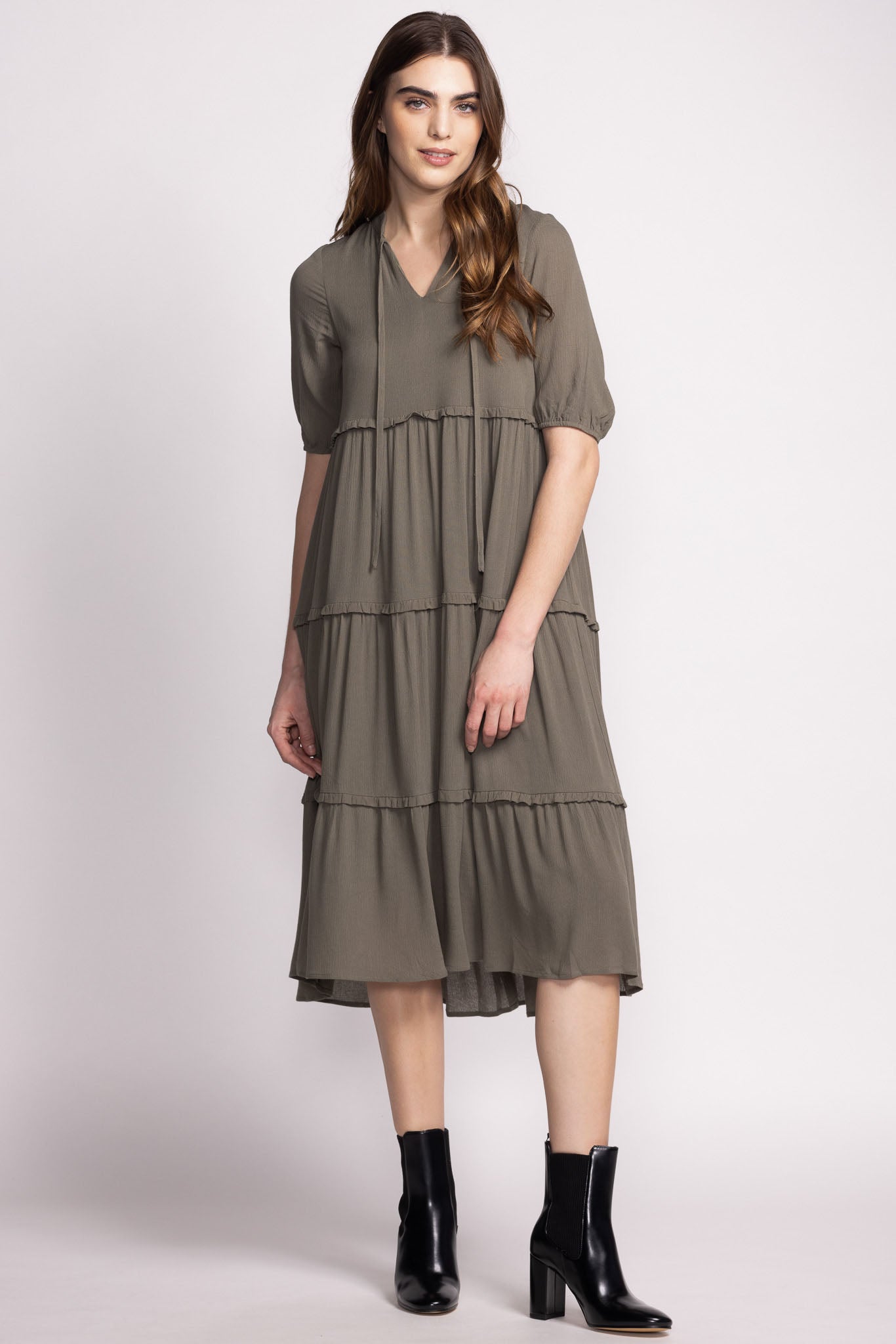 Zoey Dress - Olive