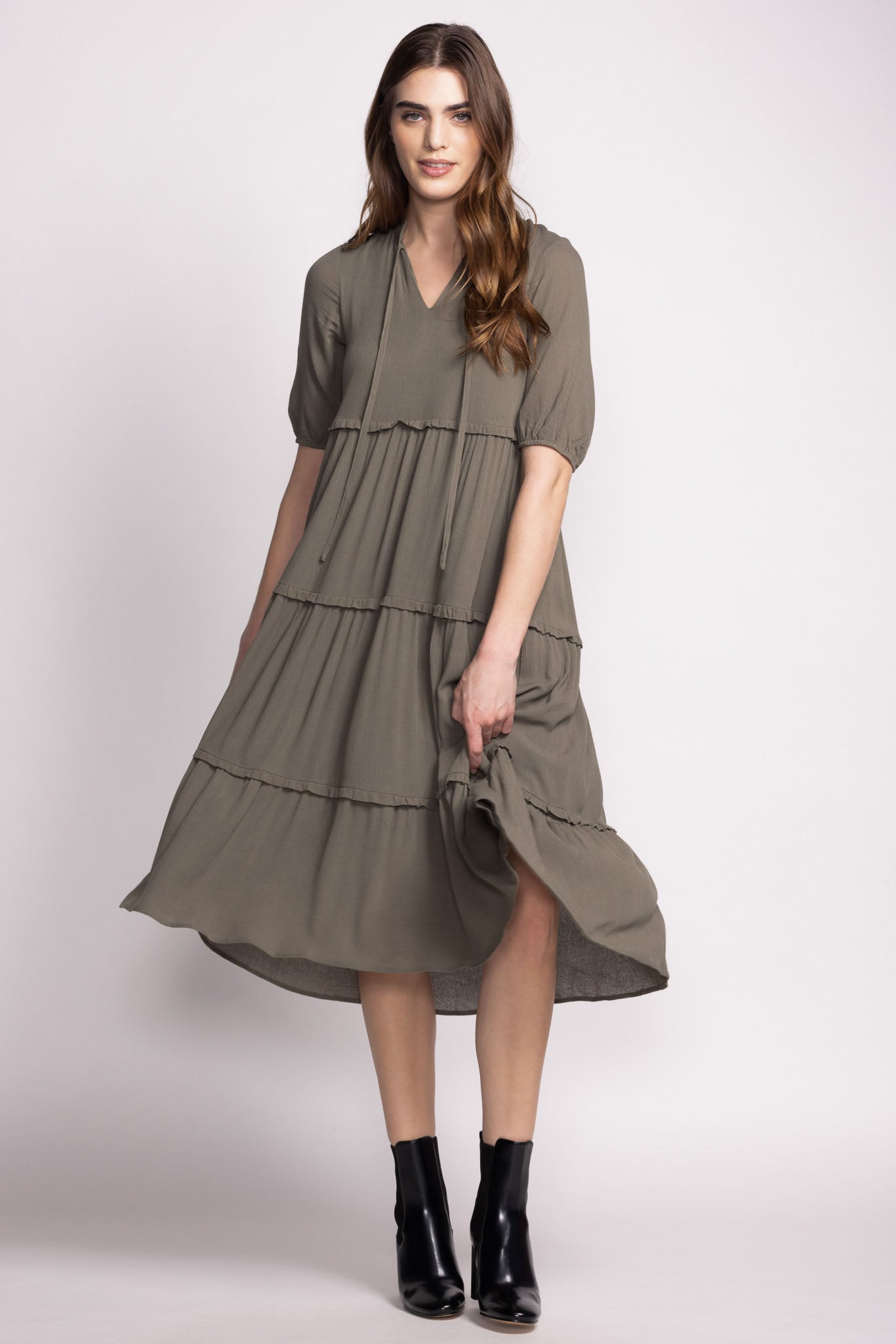Zoey Dress - Olive