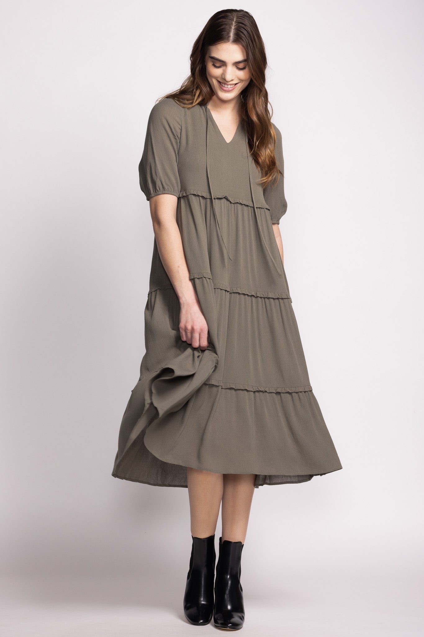 Zoey Dress - Olive