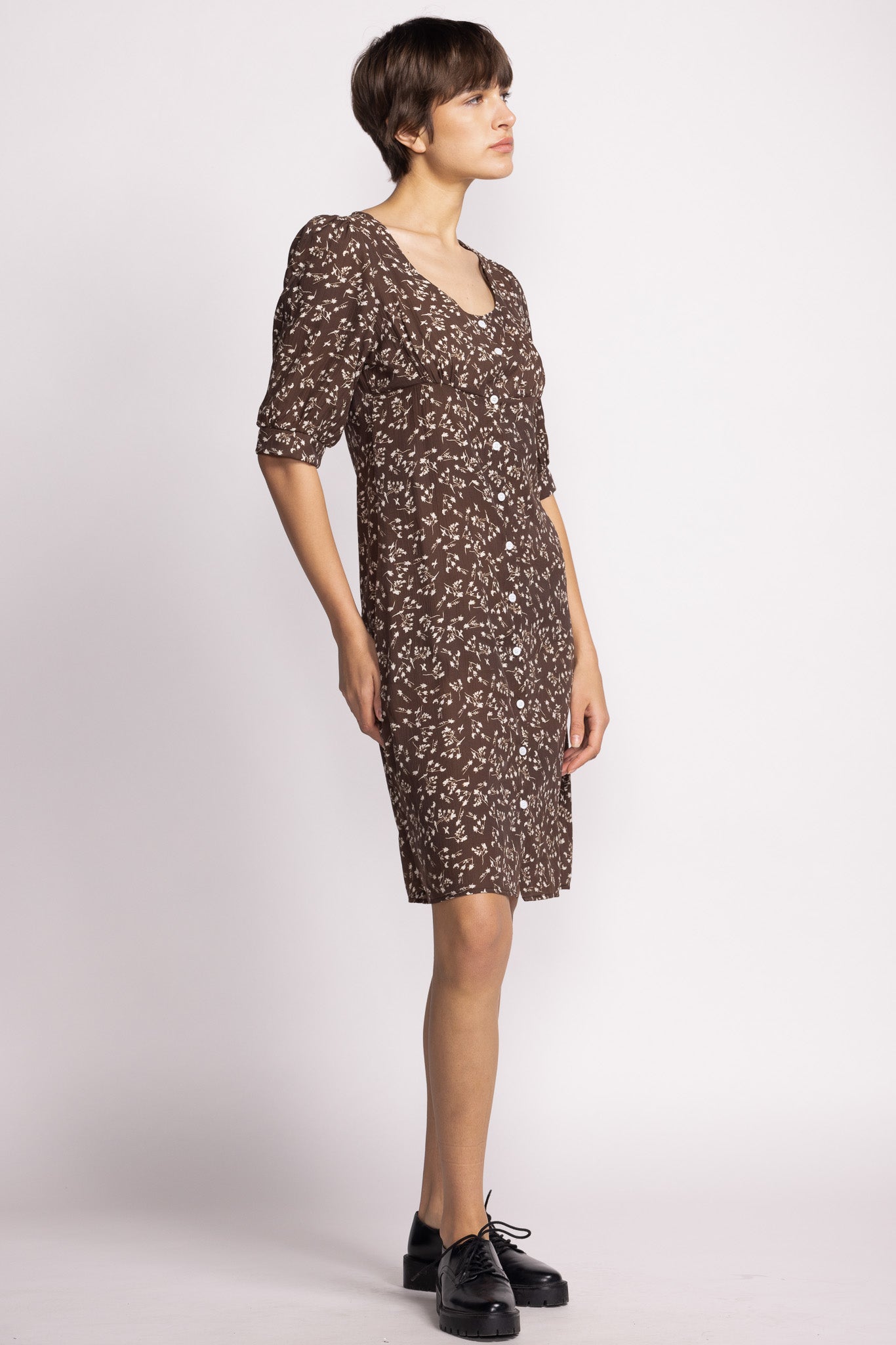 Kinsley Dress - Brown