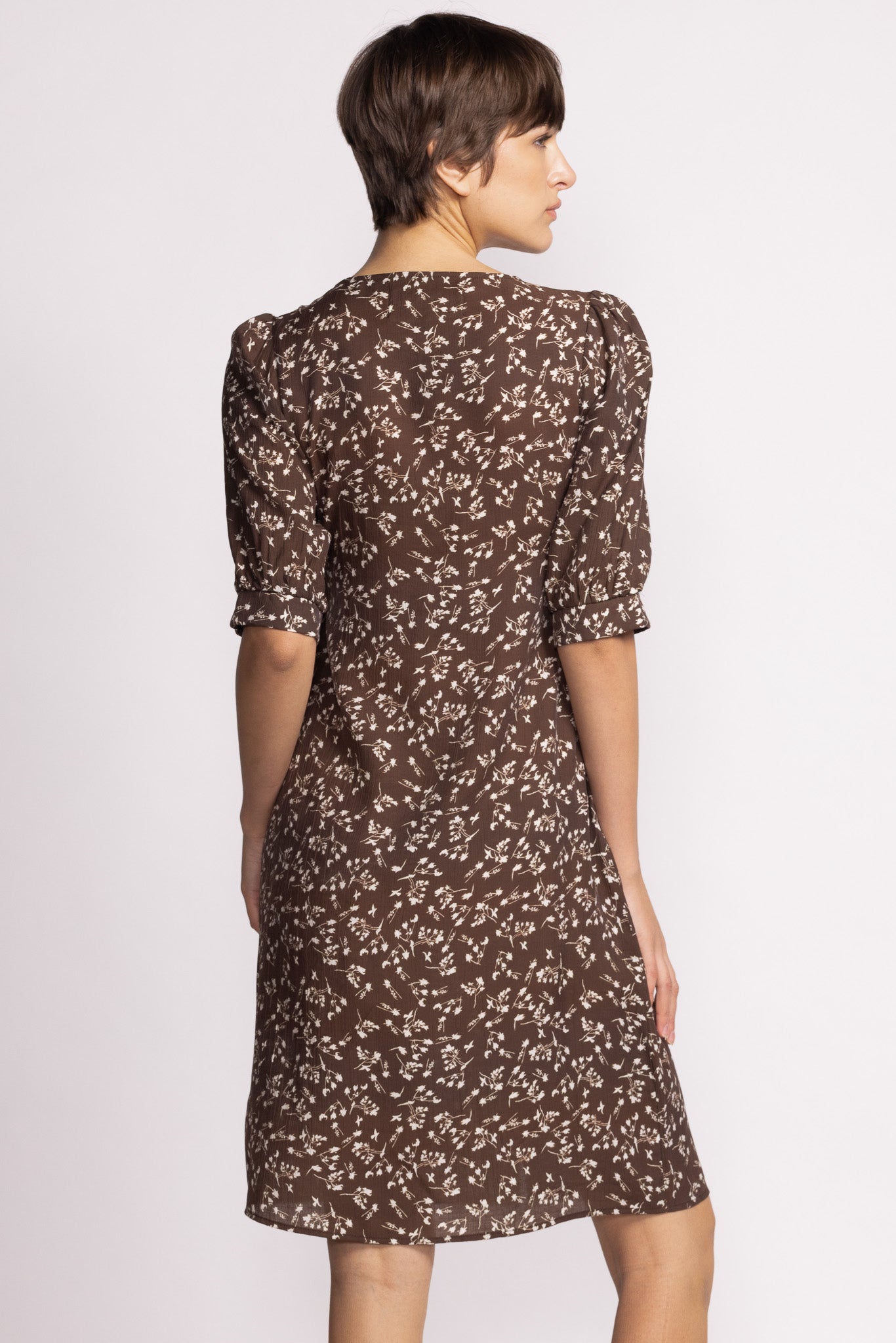 Kinsley Dress - Brown