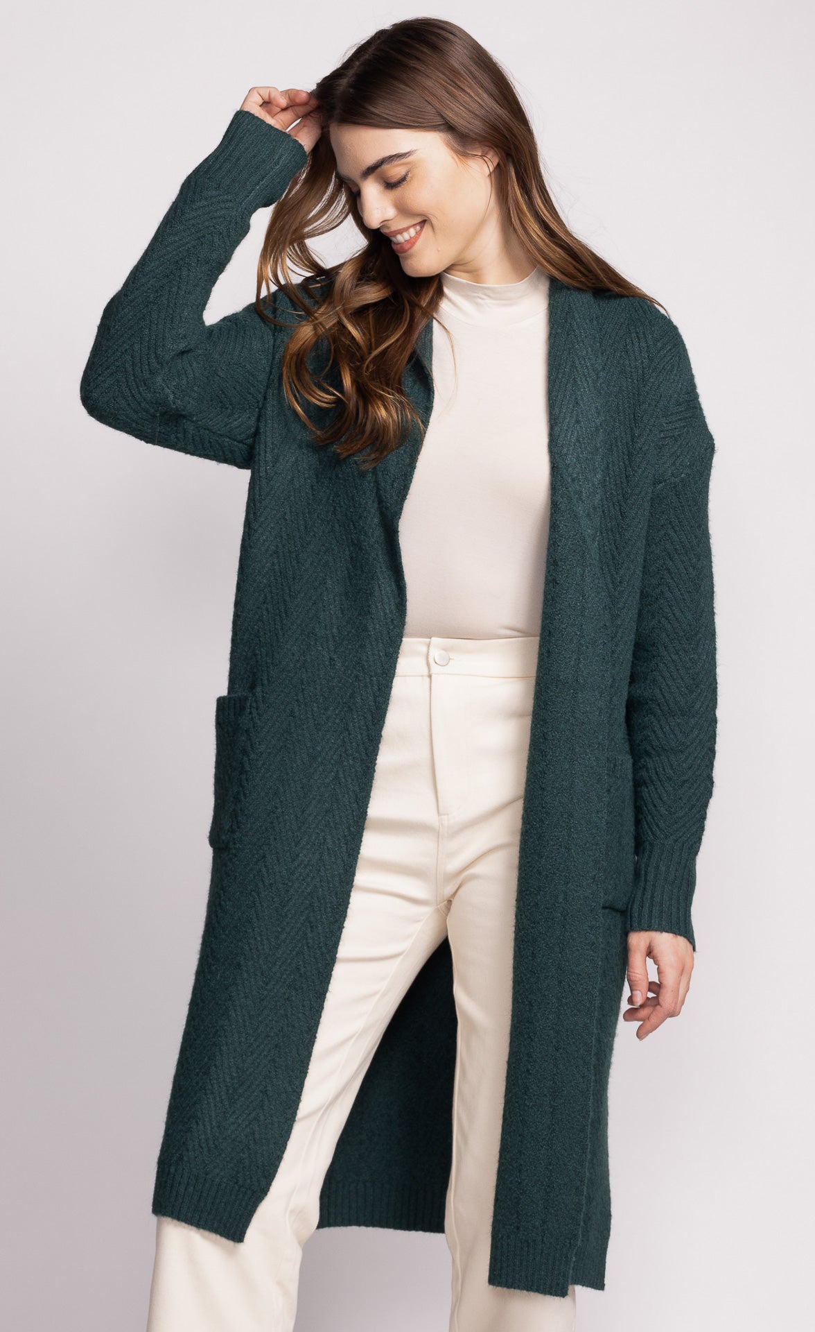 Scarlett Cardi - Dark Green