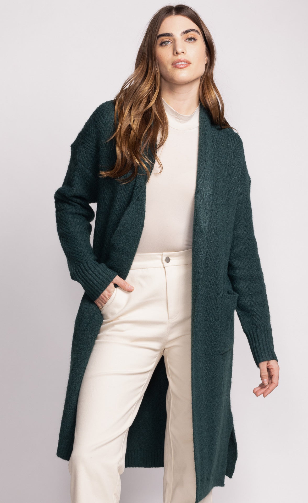 Scarlett Cardi - Dark Green