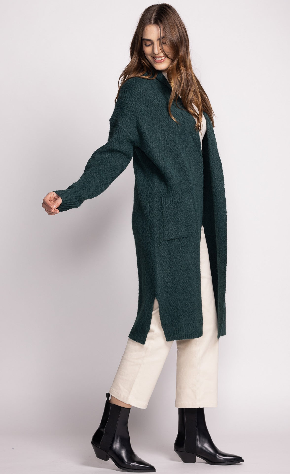 Scarlett Cardi - Dark Green