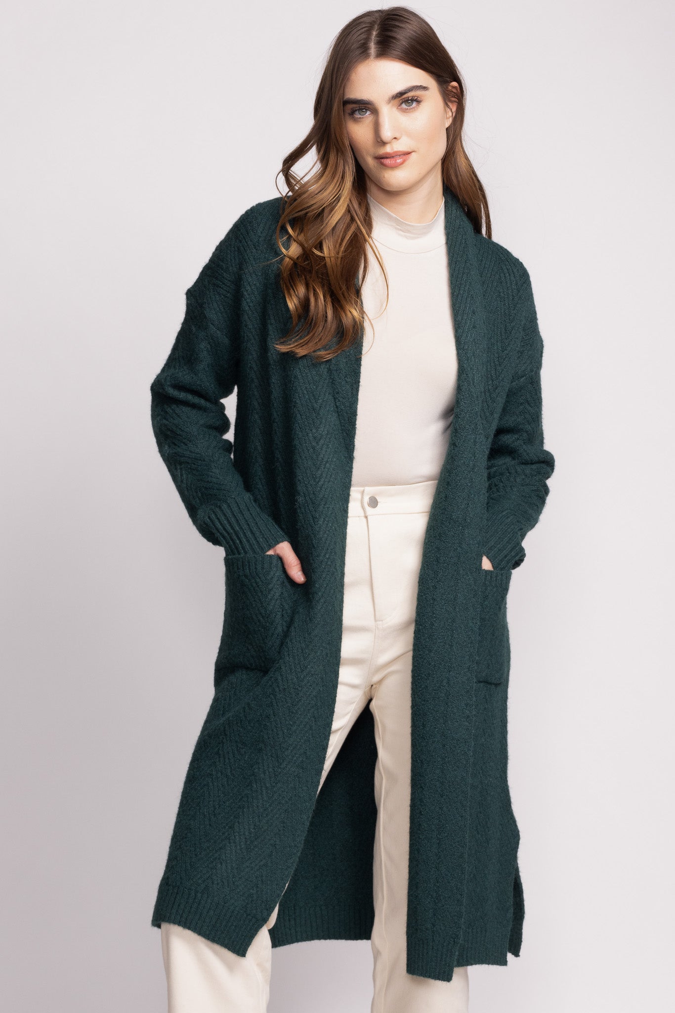 Scarlett Cardi - Dark Green