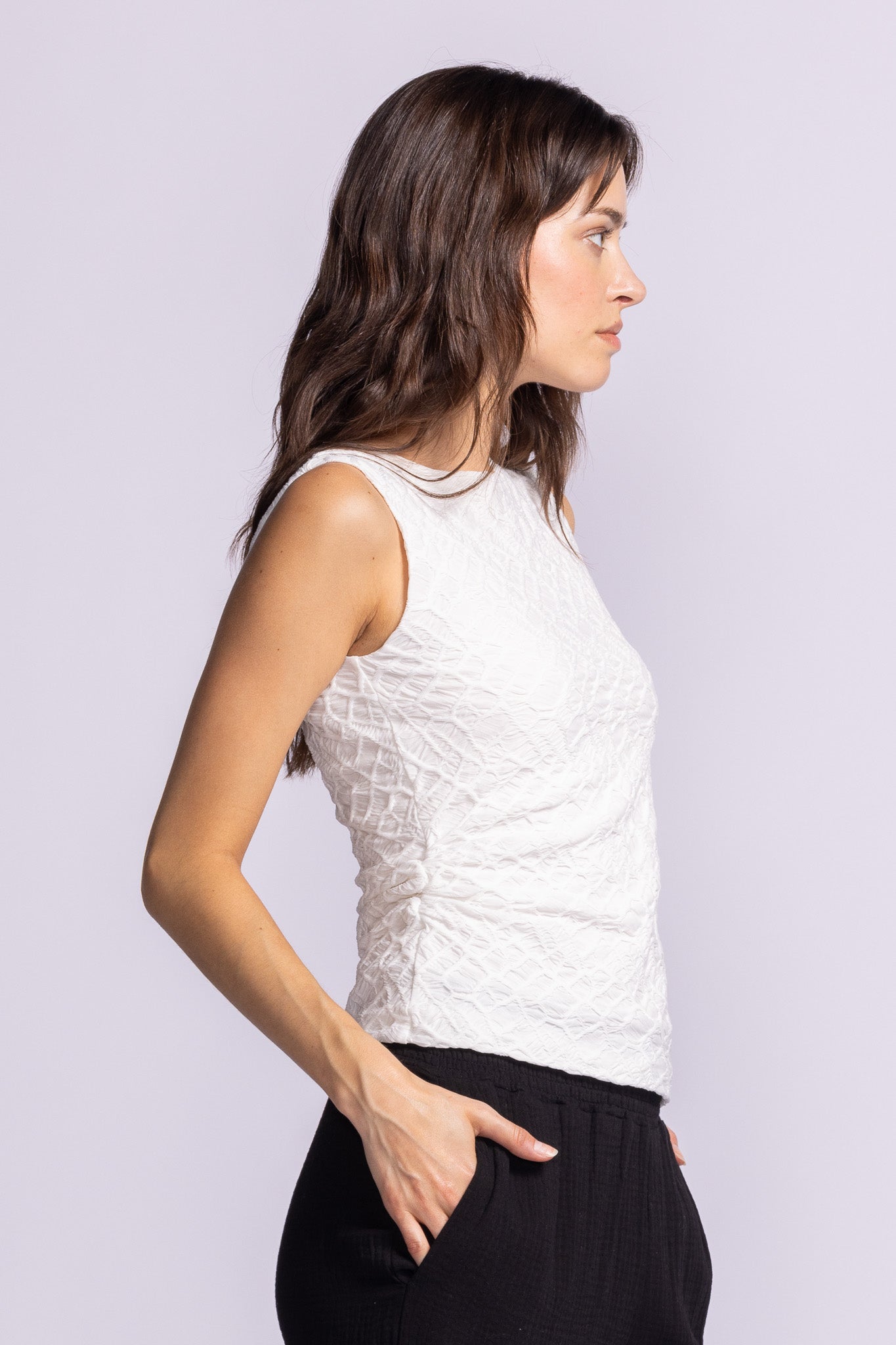 Annika Top White