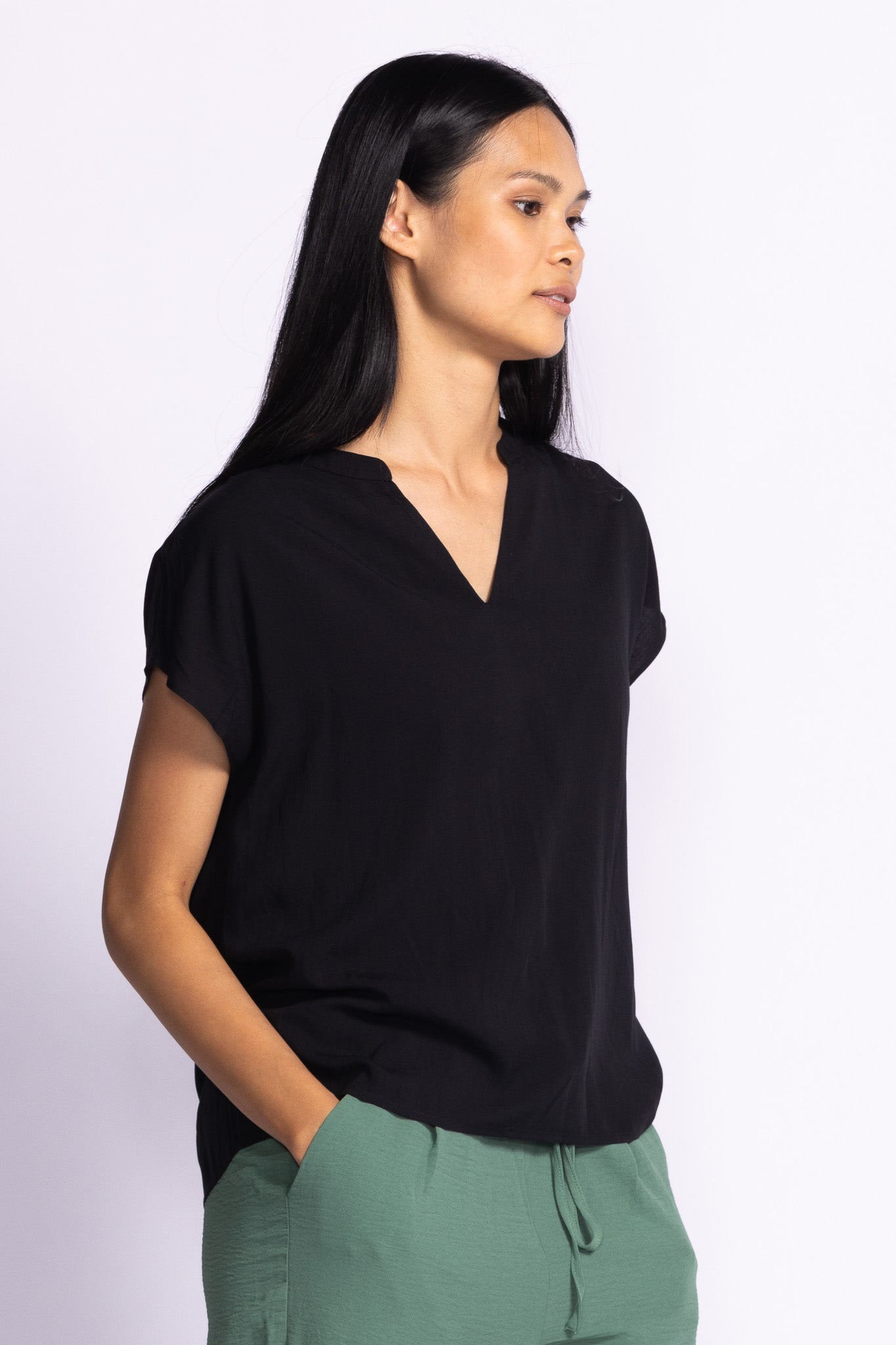 Evelyn Top Black
