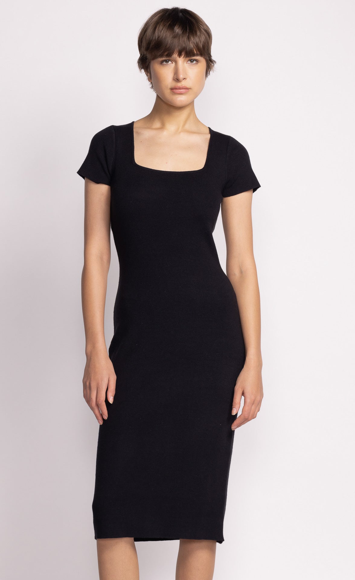 Paige Sweater Dress - Black