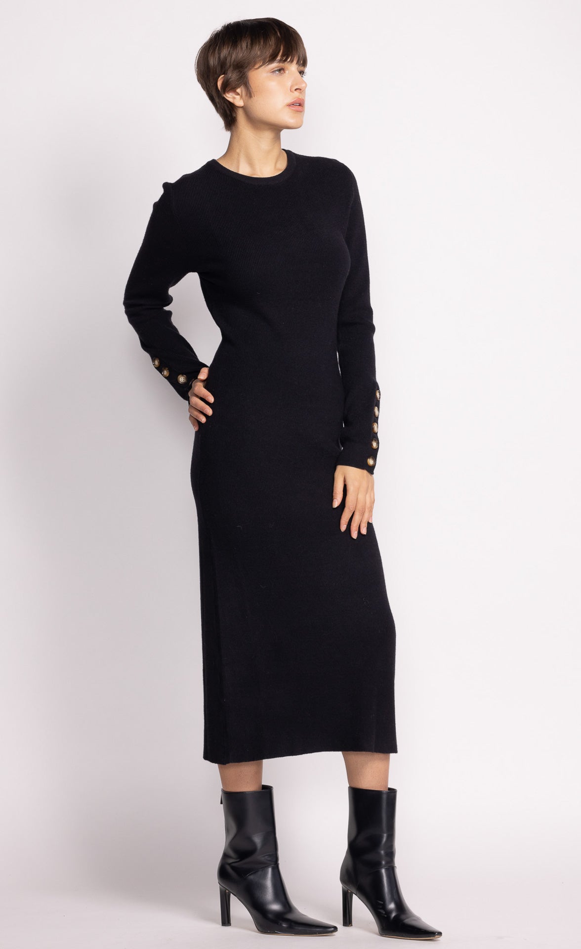 Harley Sweater Dress - Black