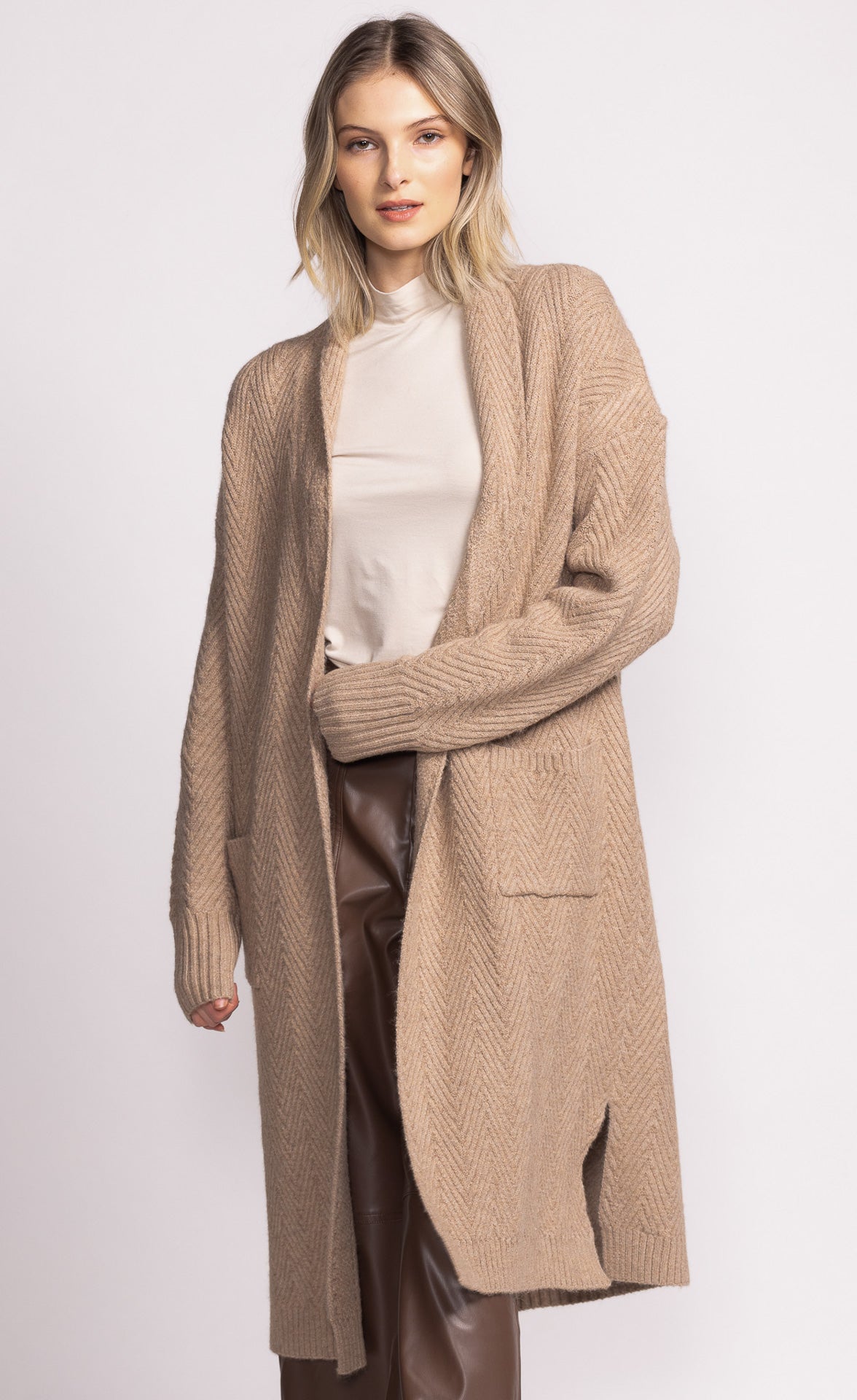 Scarlett Cardi - Taupe