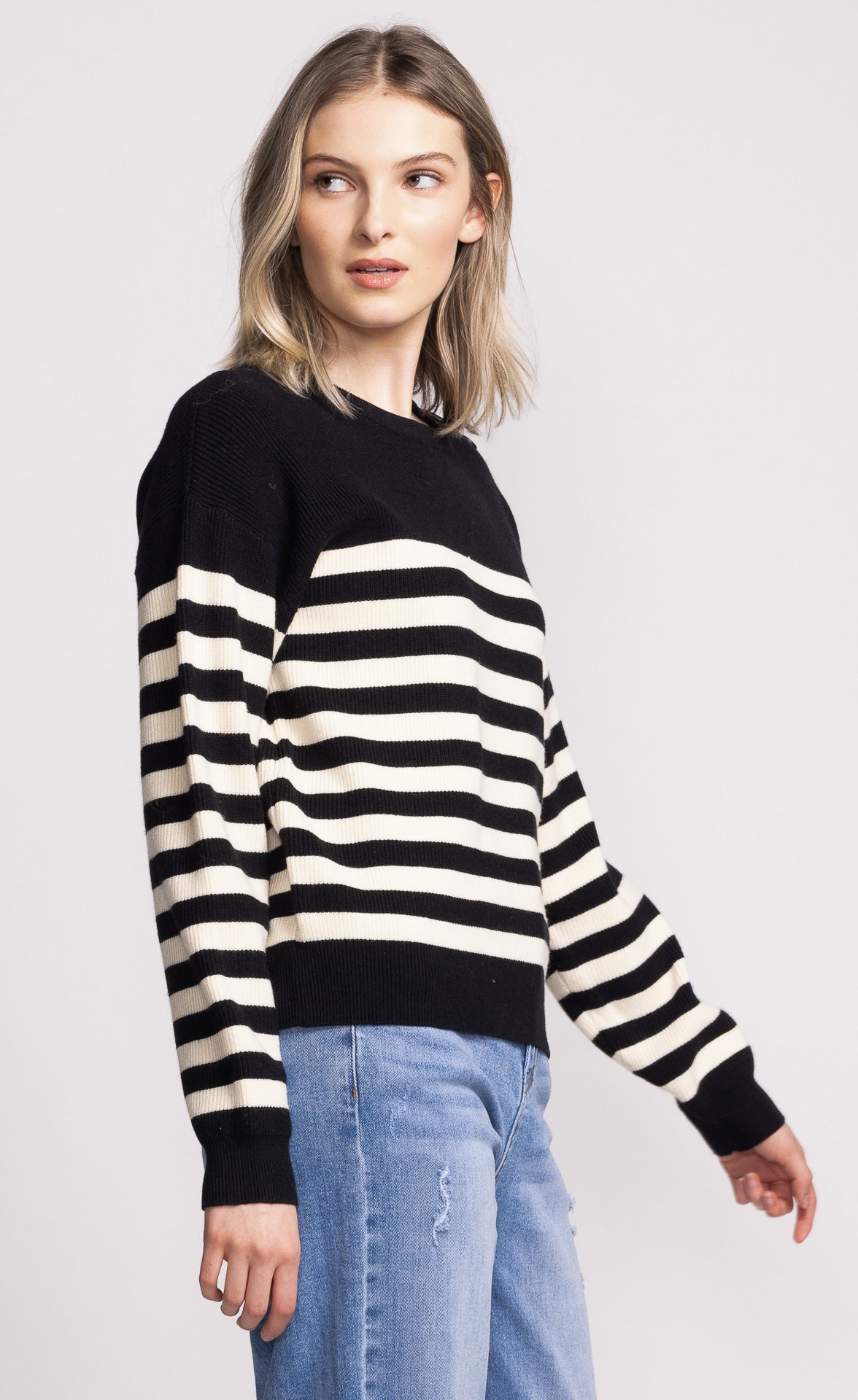 Rowan Sweater - Black and White