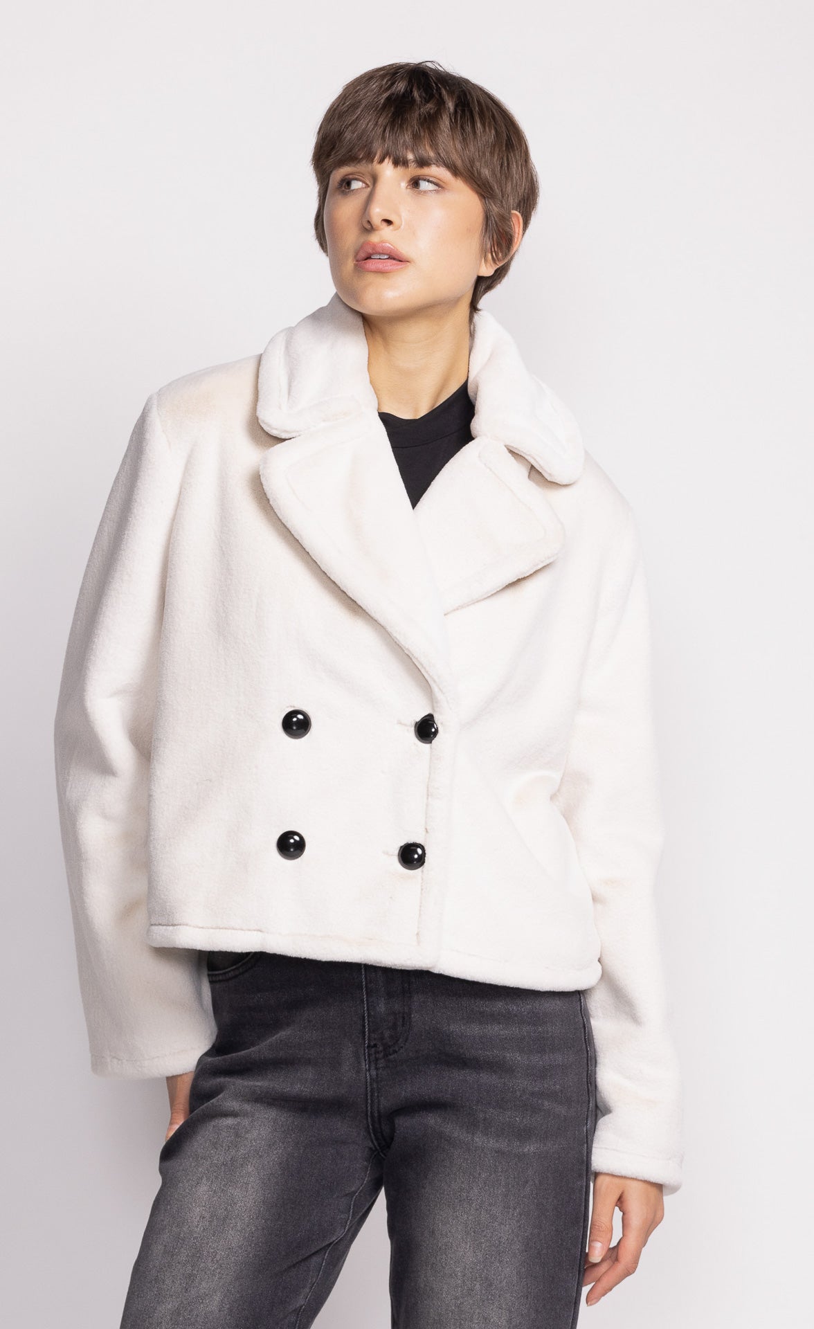 Raquel Coat - White