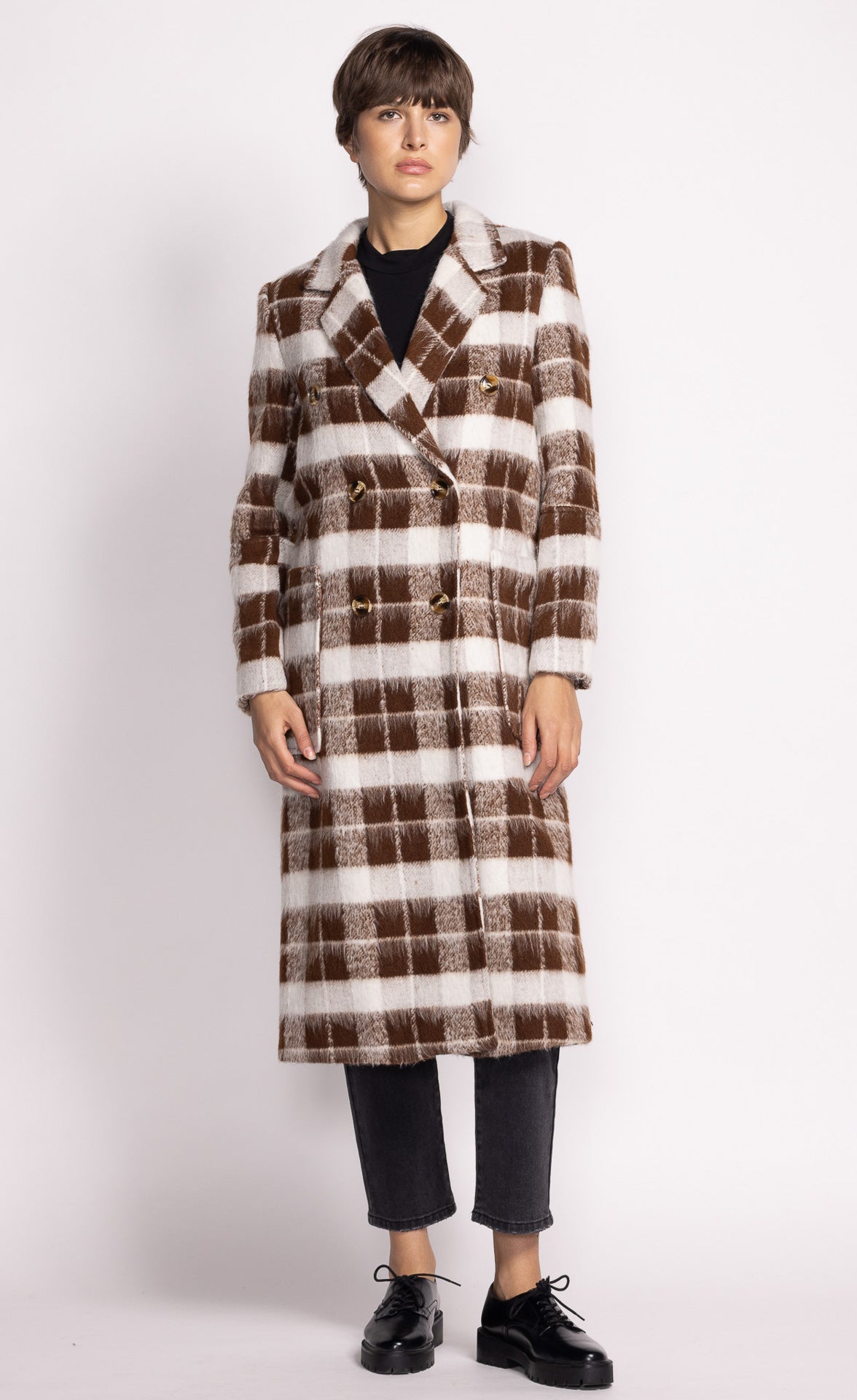 Petra Coat - Brown