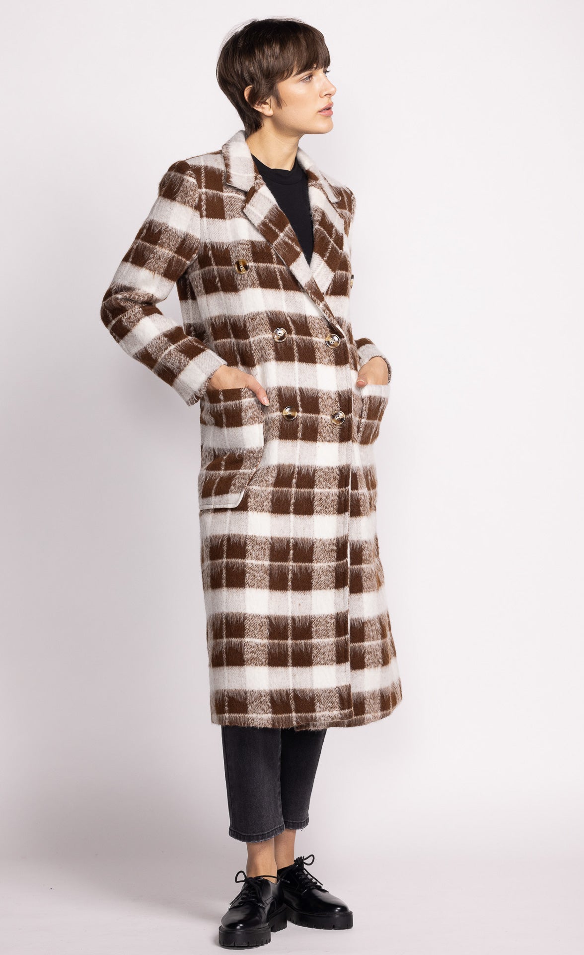 Petra Coat - Brown