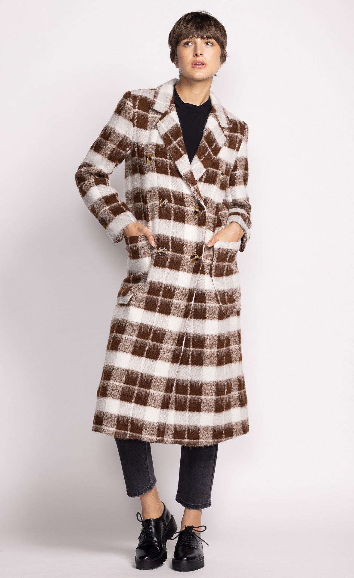 Petra Coat - Brown