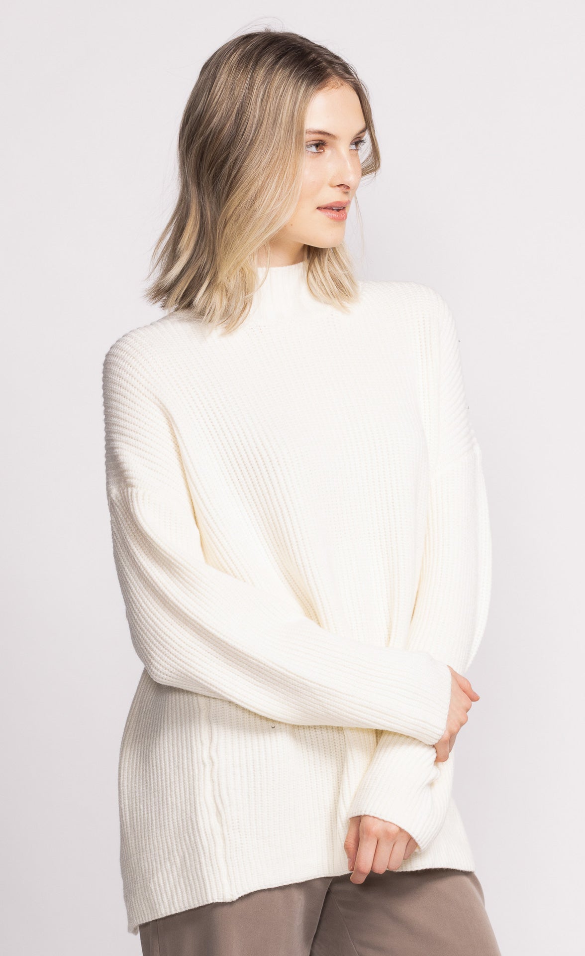 Callie Sweater - White