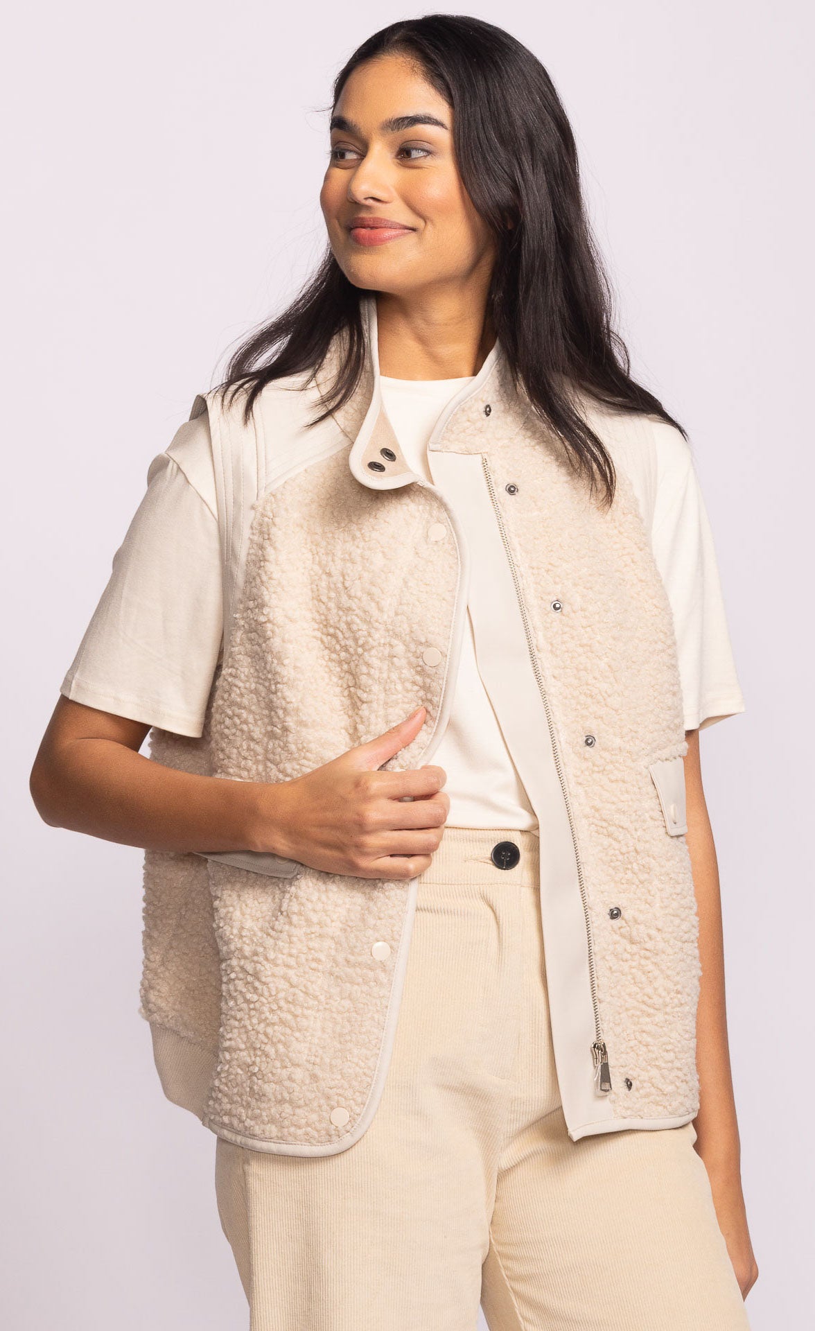 Vincino Vest Beige
