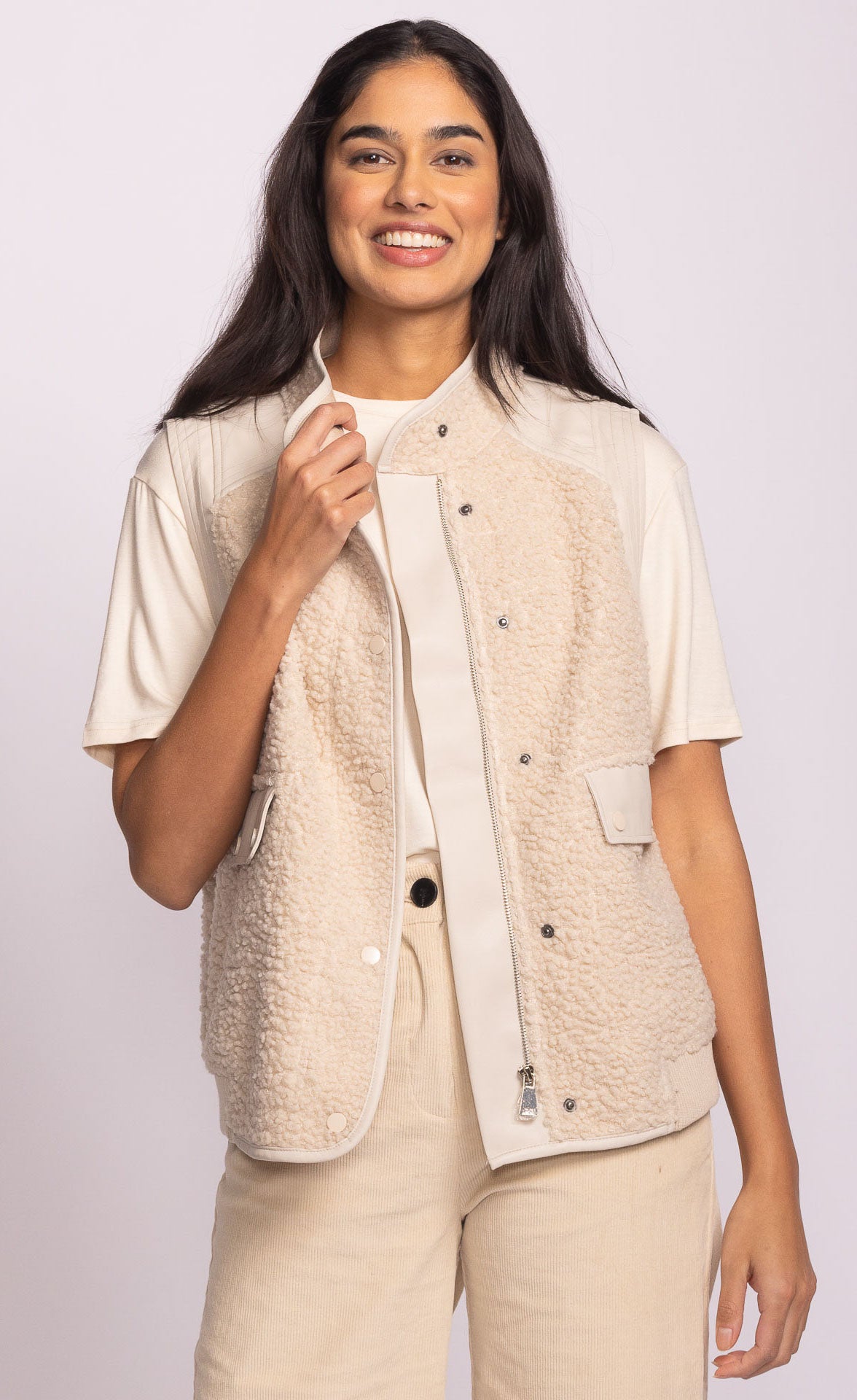 Vincino Vest Beige
