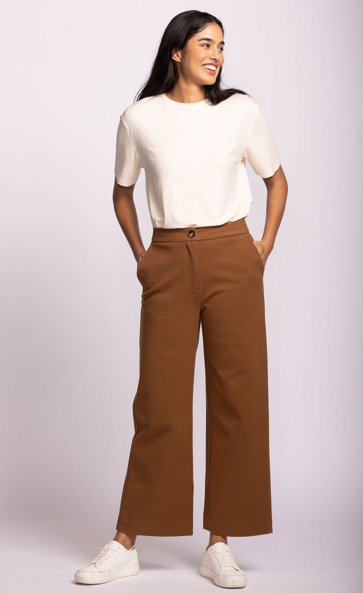 Nadia Full Pants Brown