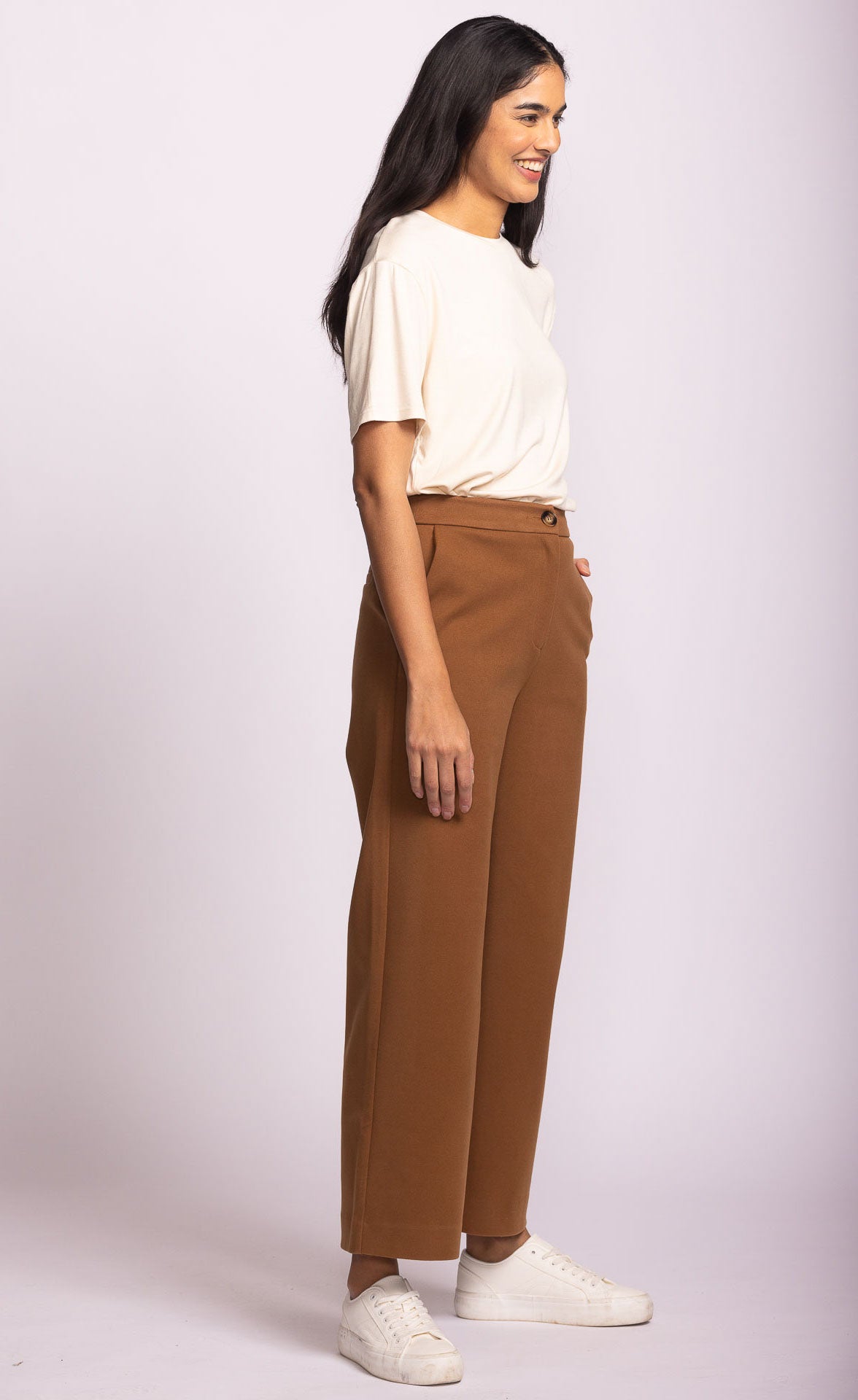 Nadia Full Pants Brown