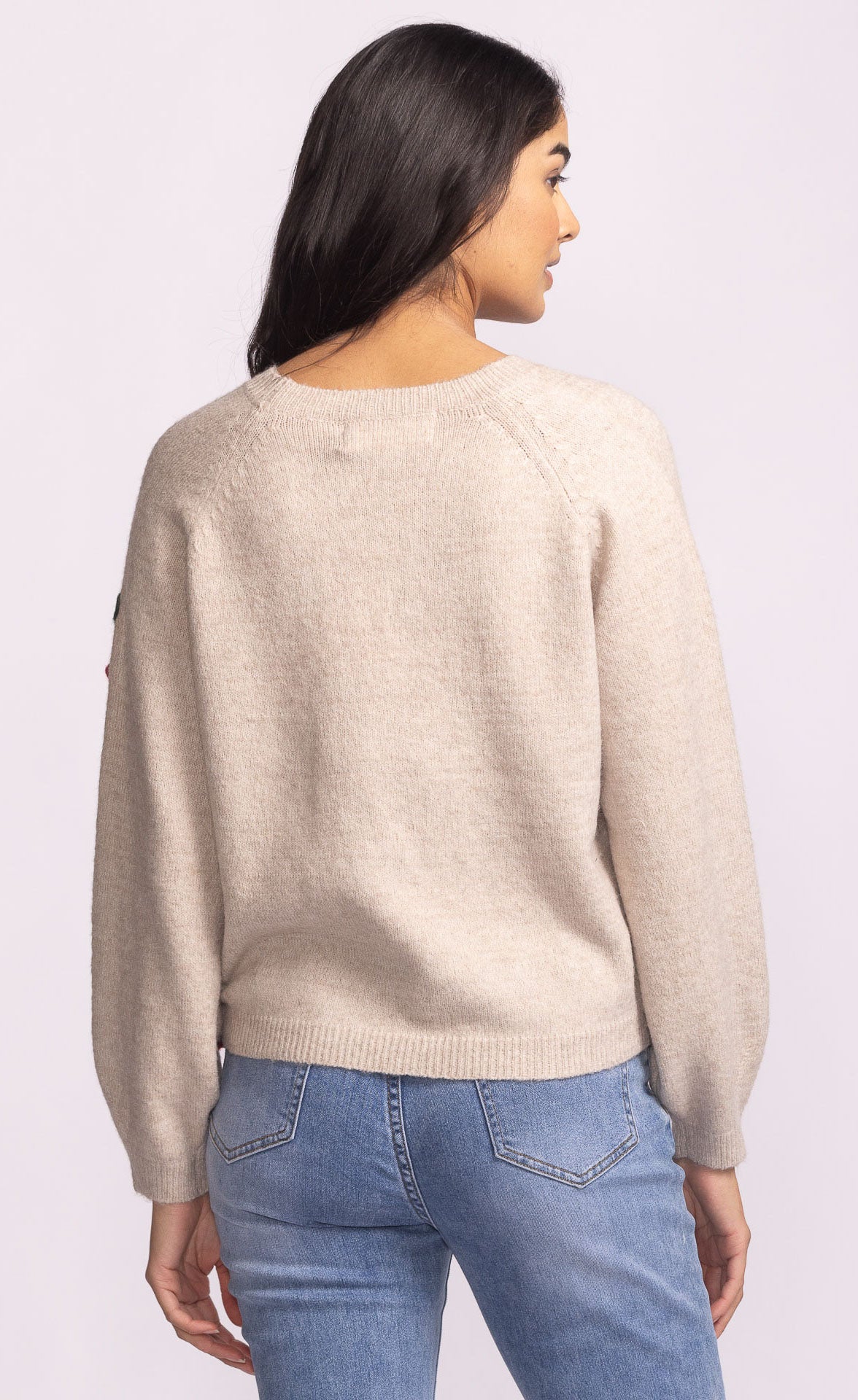 Mon Cherry Sweater Beige