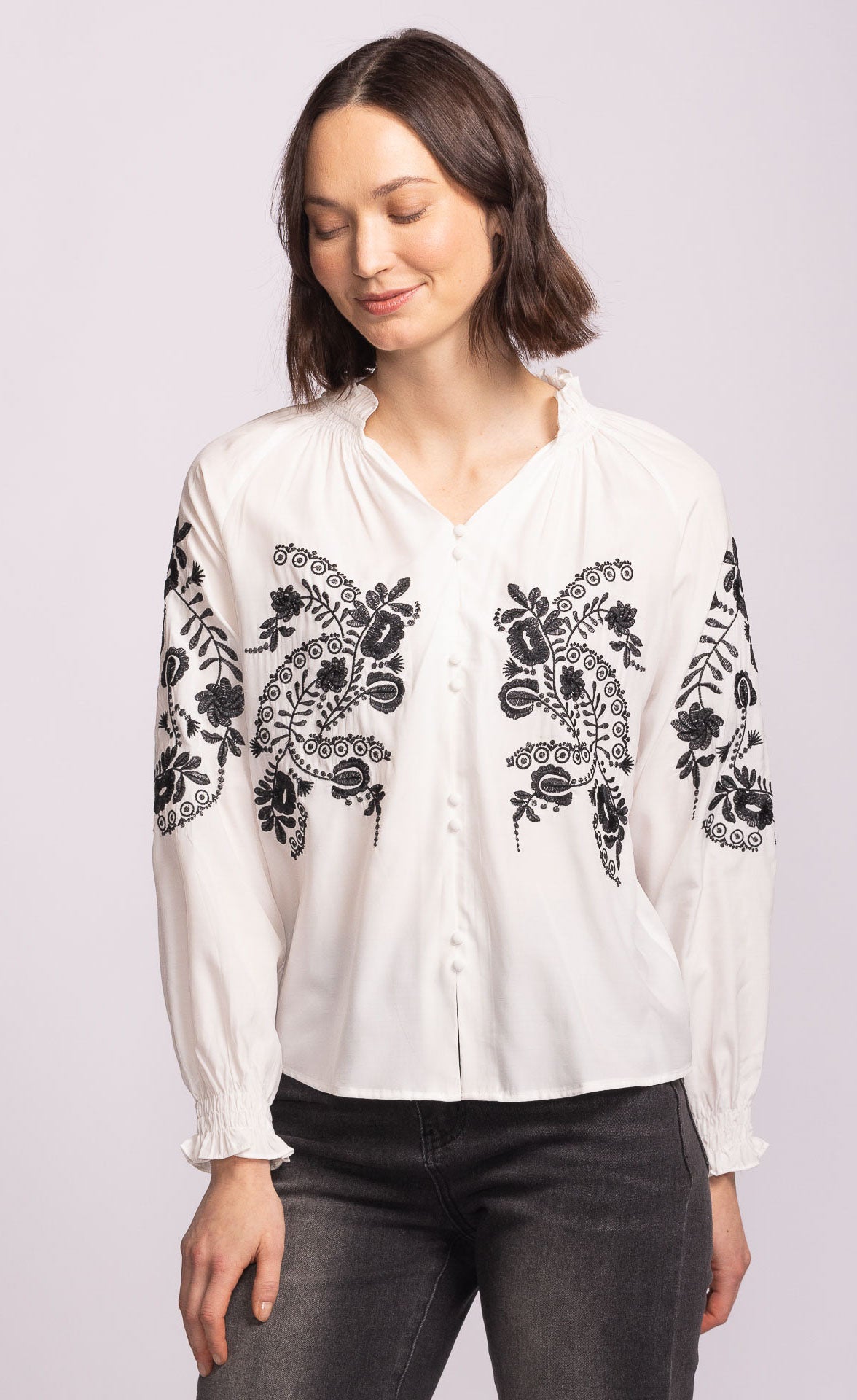 Floresta Blouse White