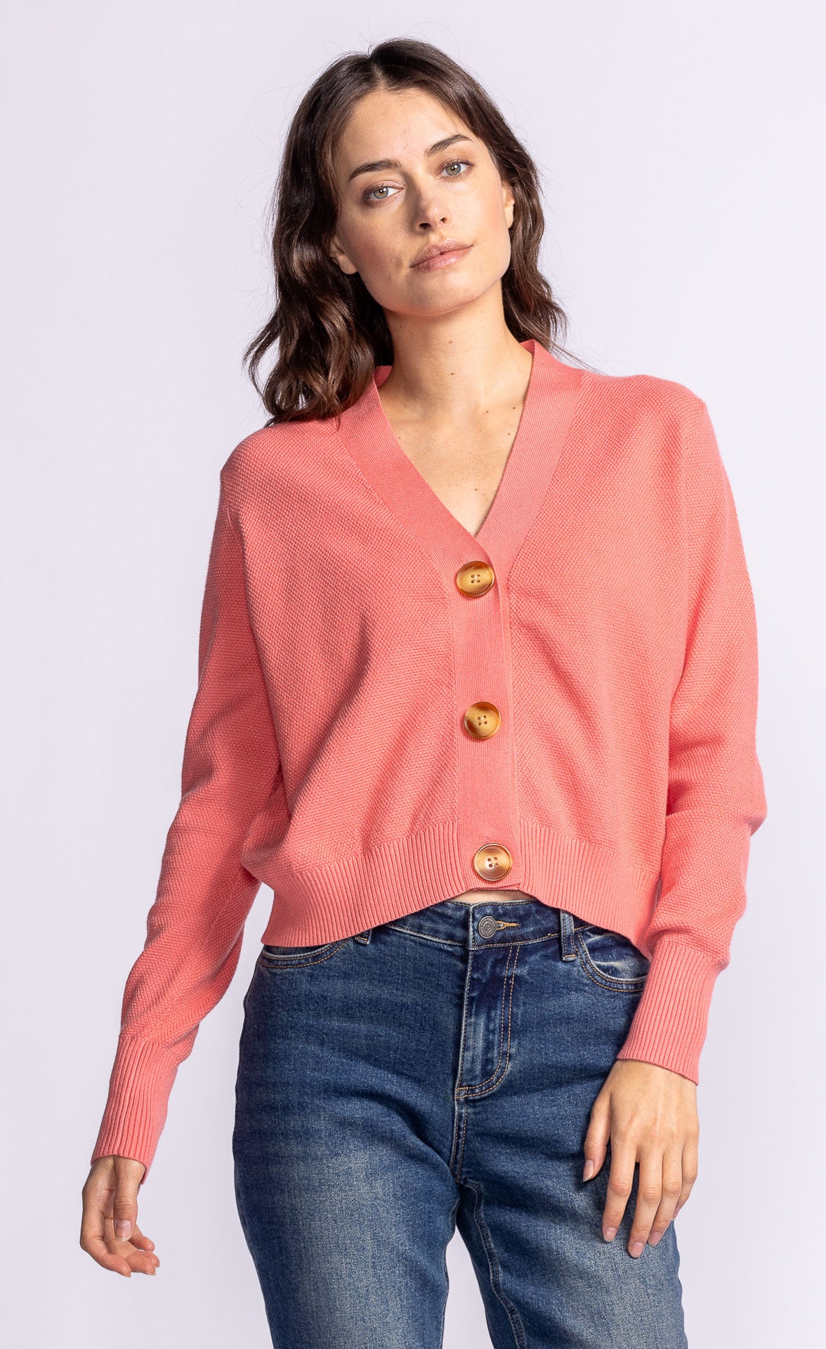 Hampton Cardi - Pink