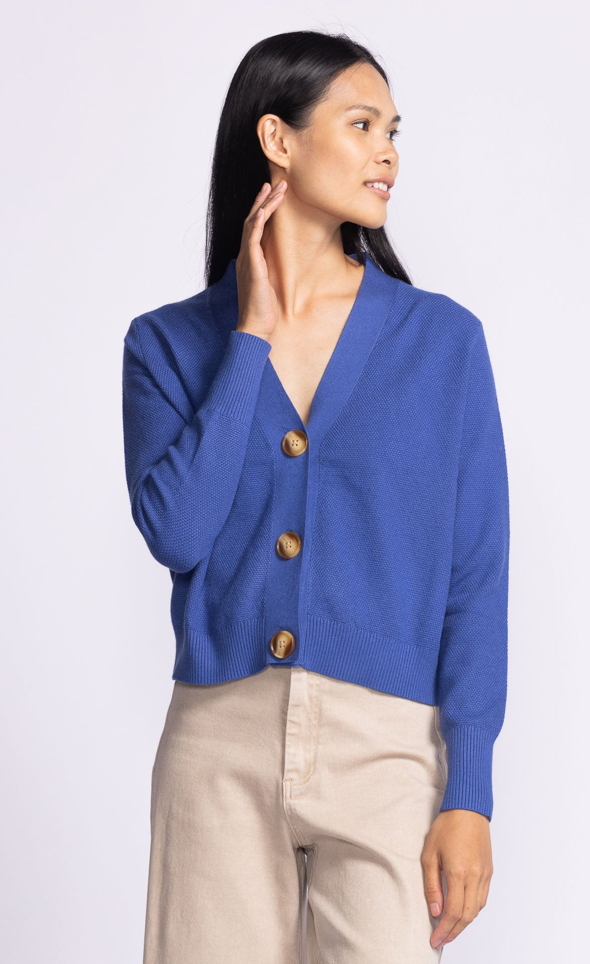 Hampton Cardi - Royal Blue