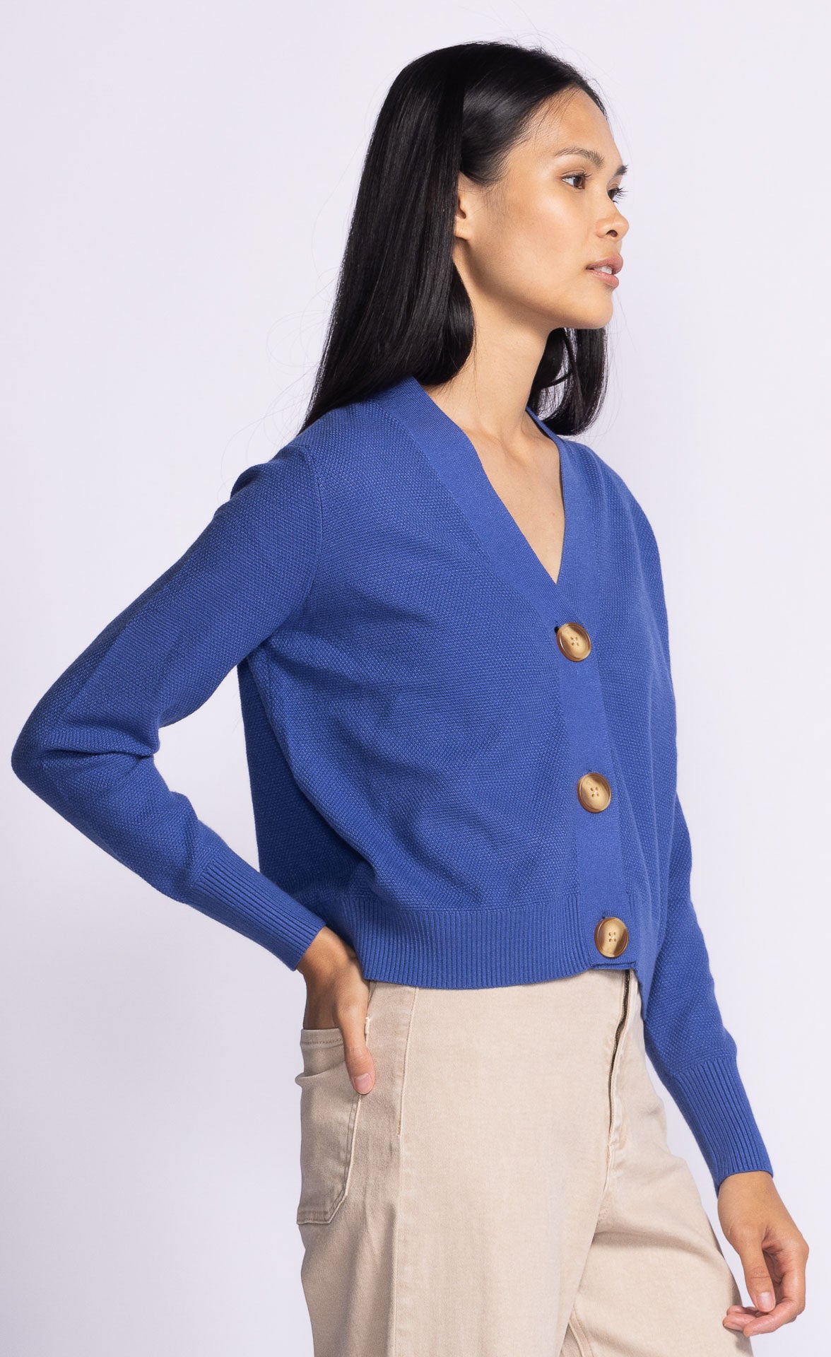 Hampton Cardi - Royal Blue