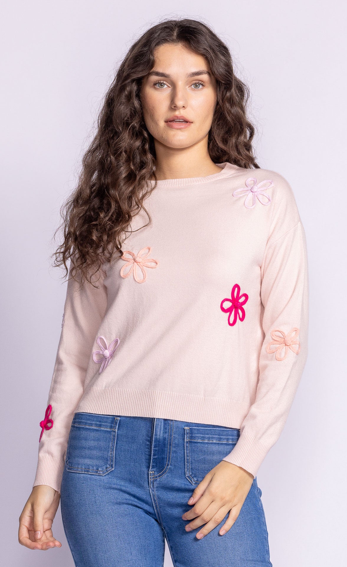 Evie Sweater - Pink