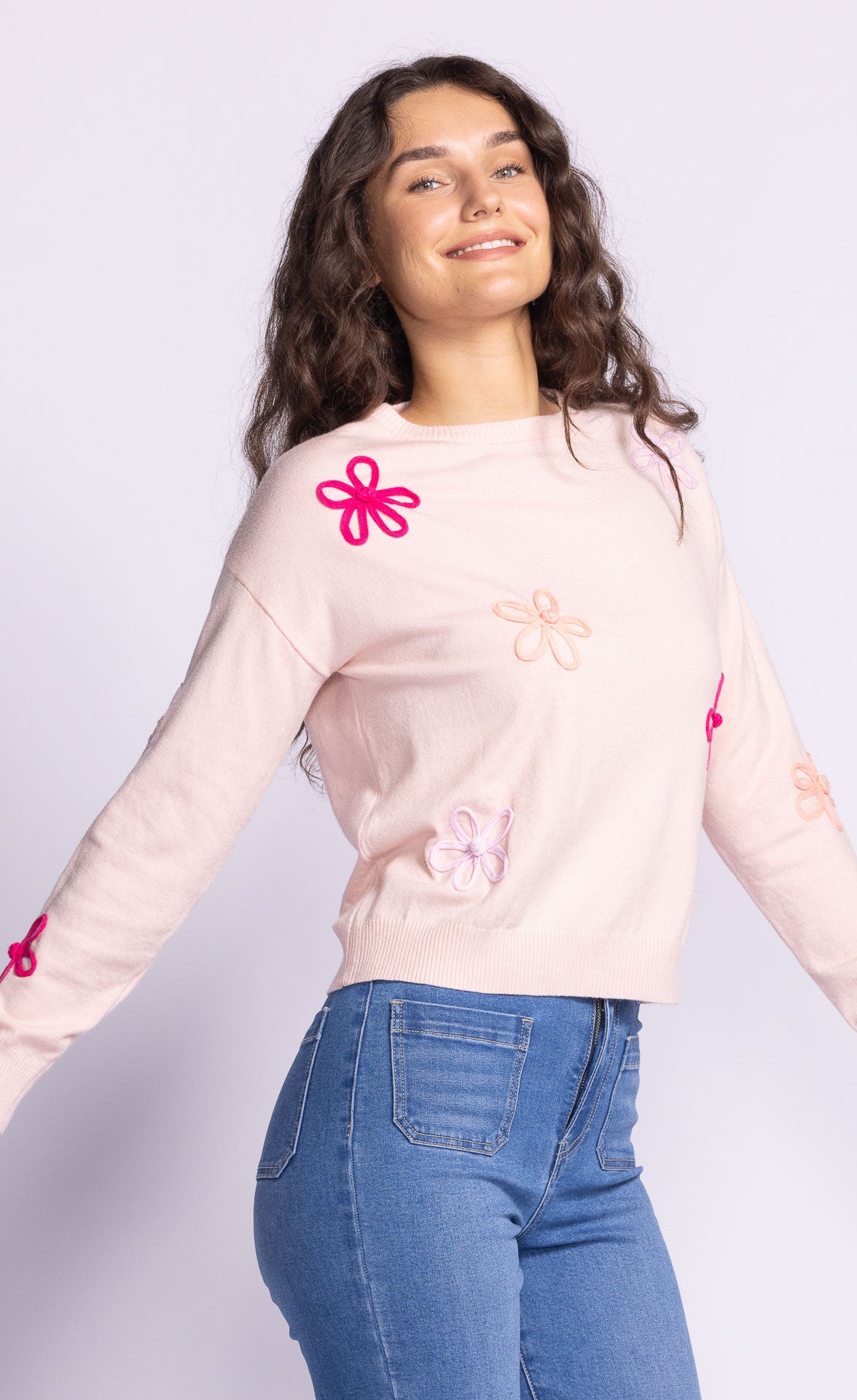 Evie Sweater - Pink