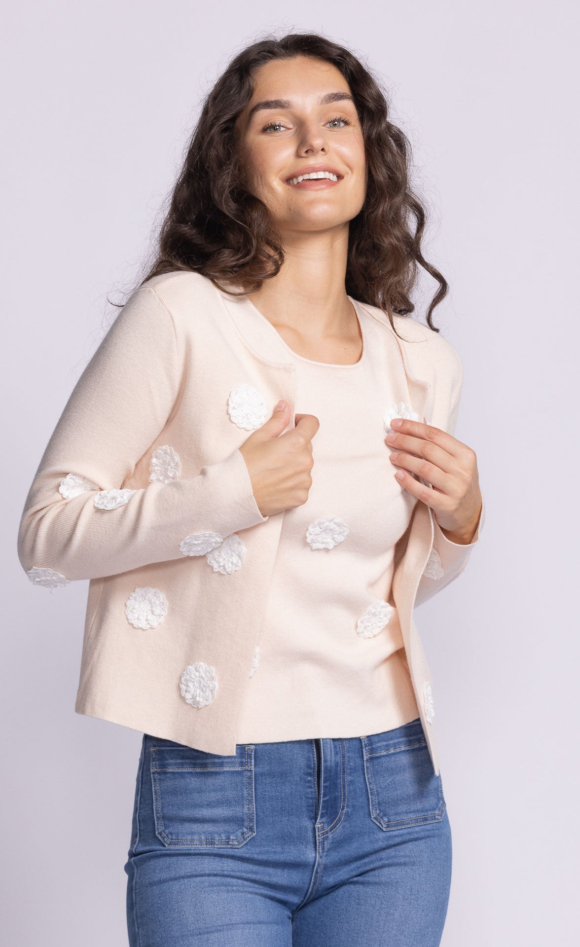 Kelsey Sweater - Light Peach