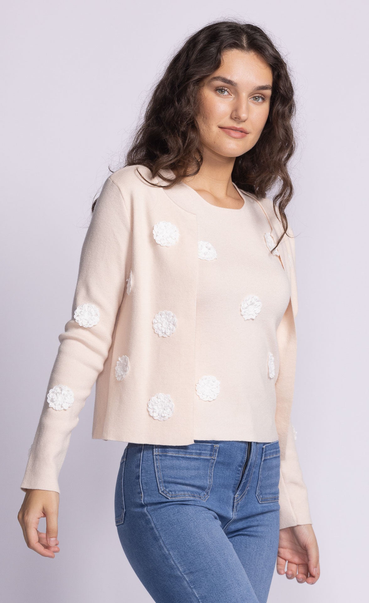 Kelsey Sweater - Light Peach