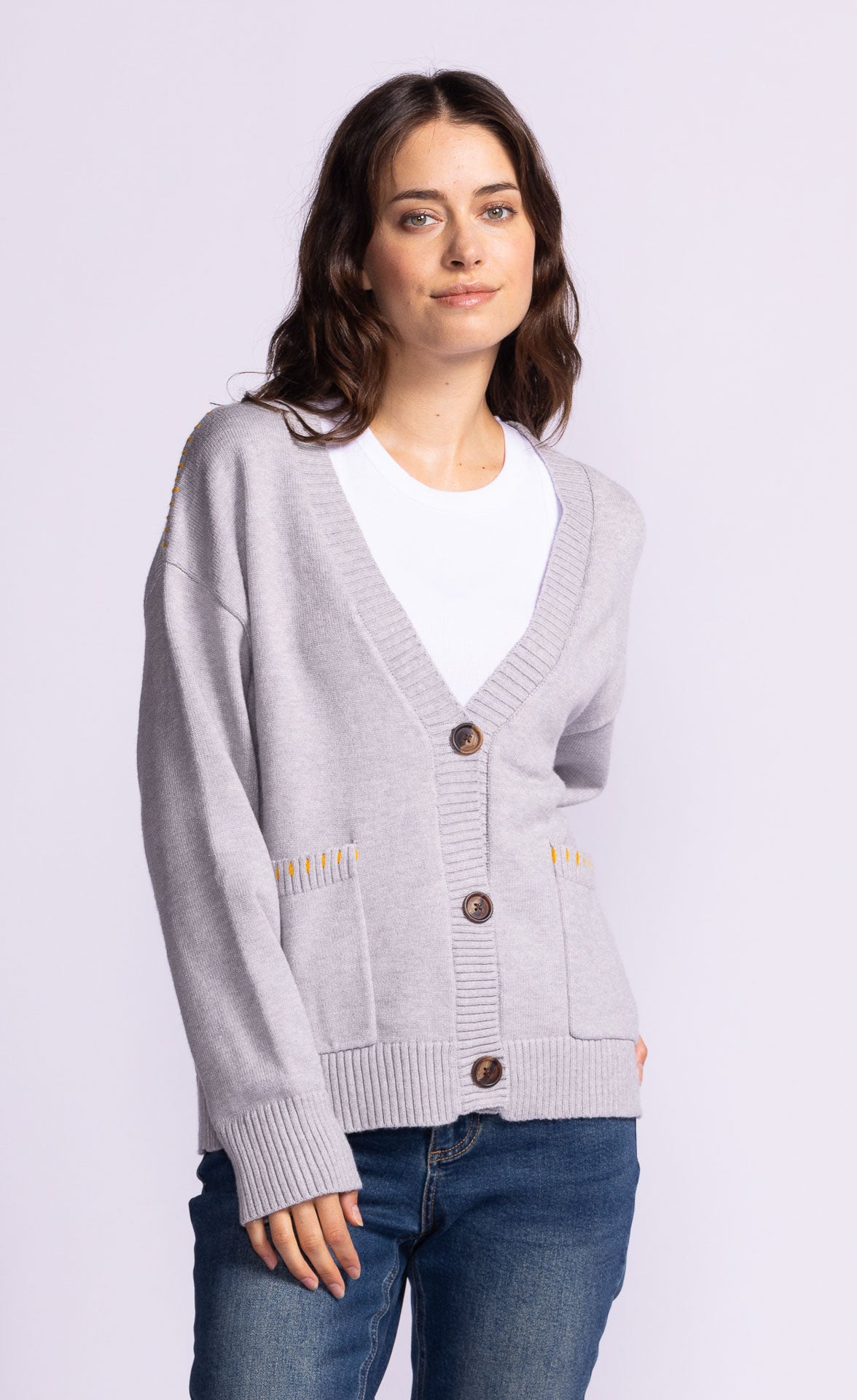 Trisha Sweater - Light Grey