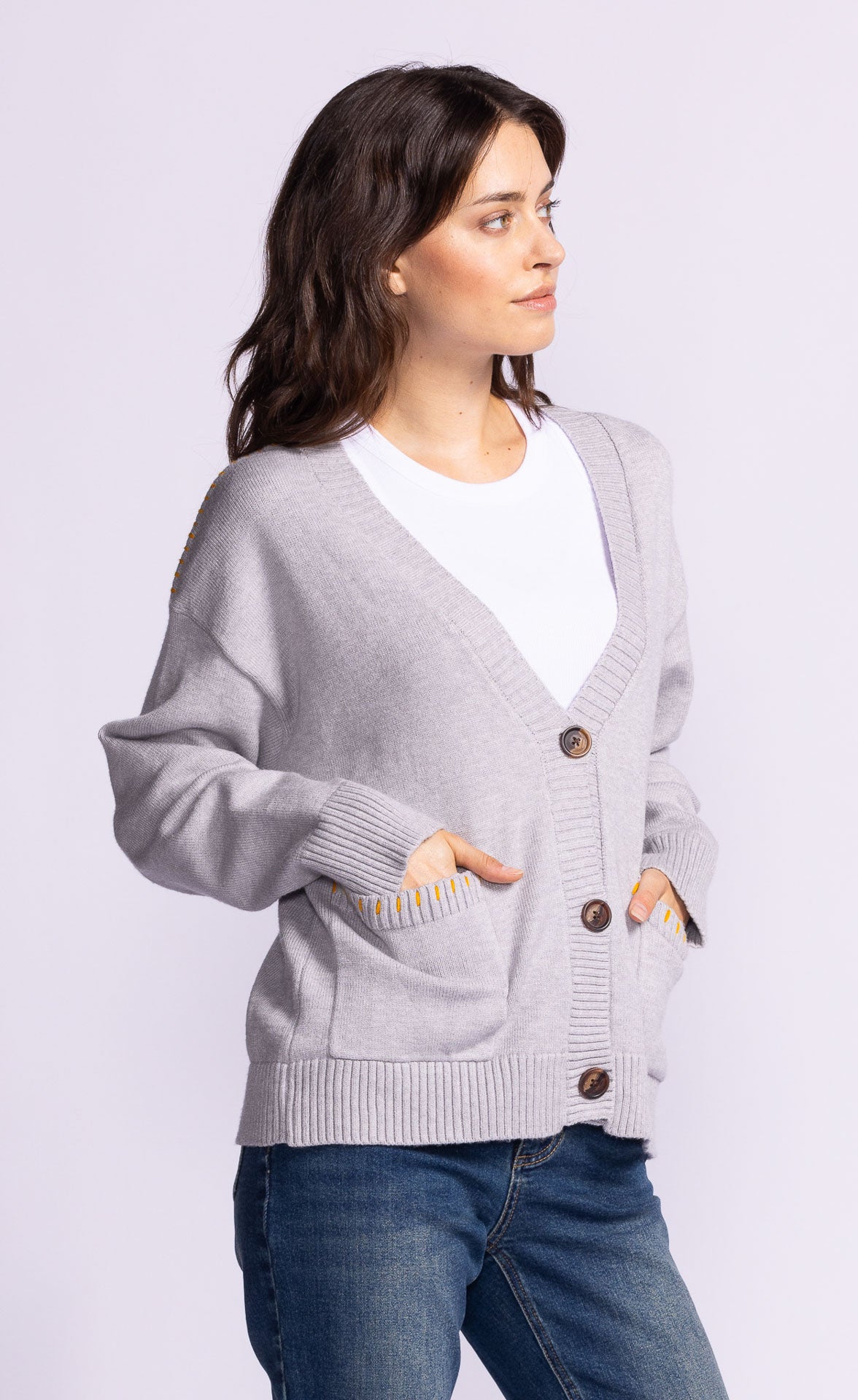 Trisha Sweater - Light Grey