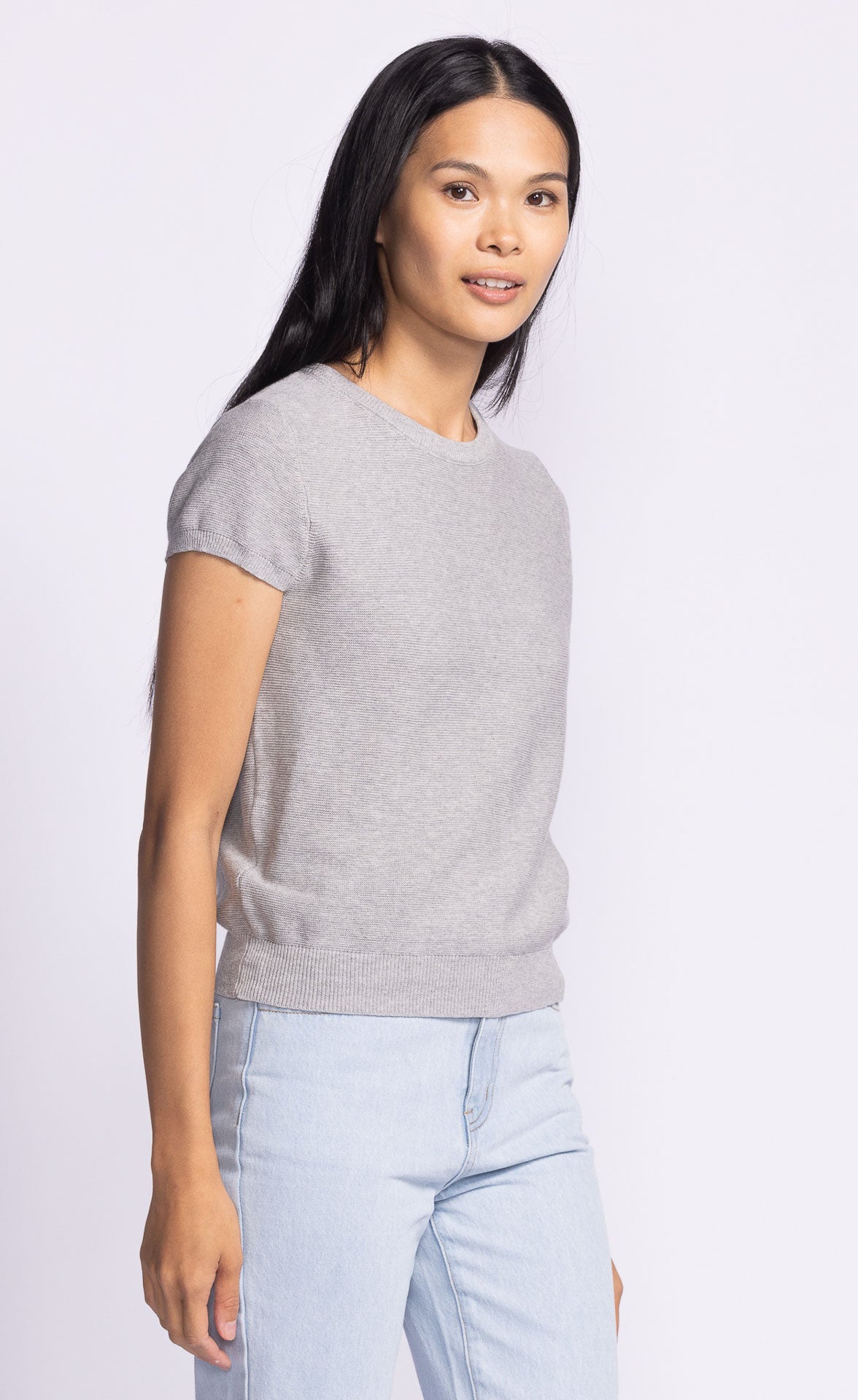 Janine Top Grey