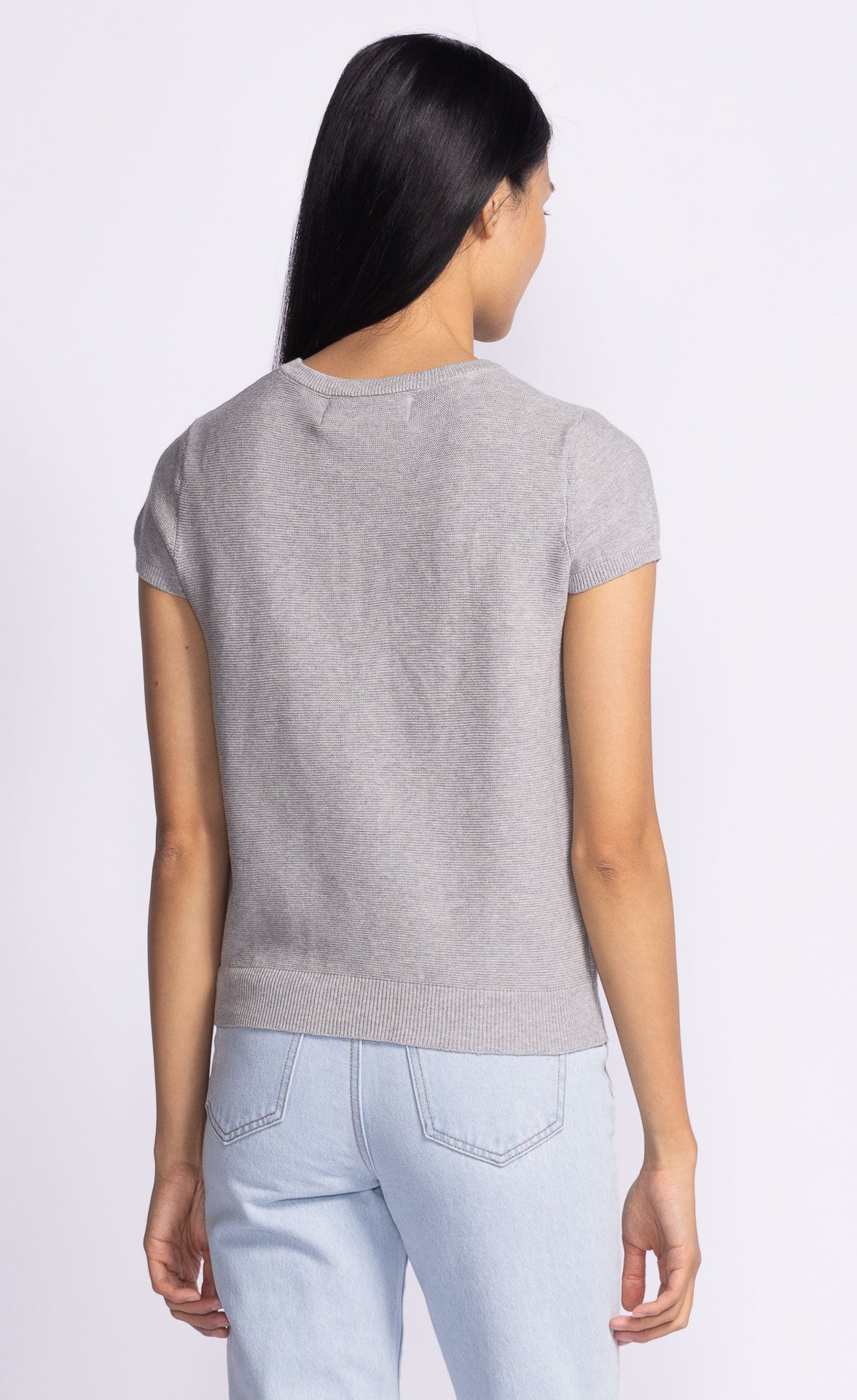 Janine Top Grey