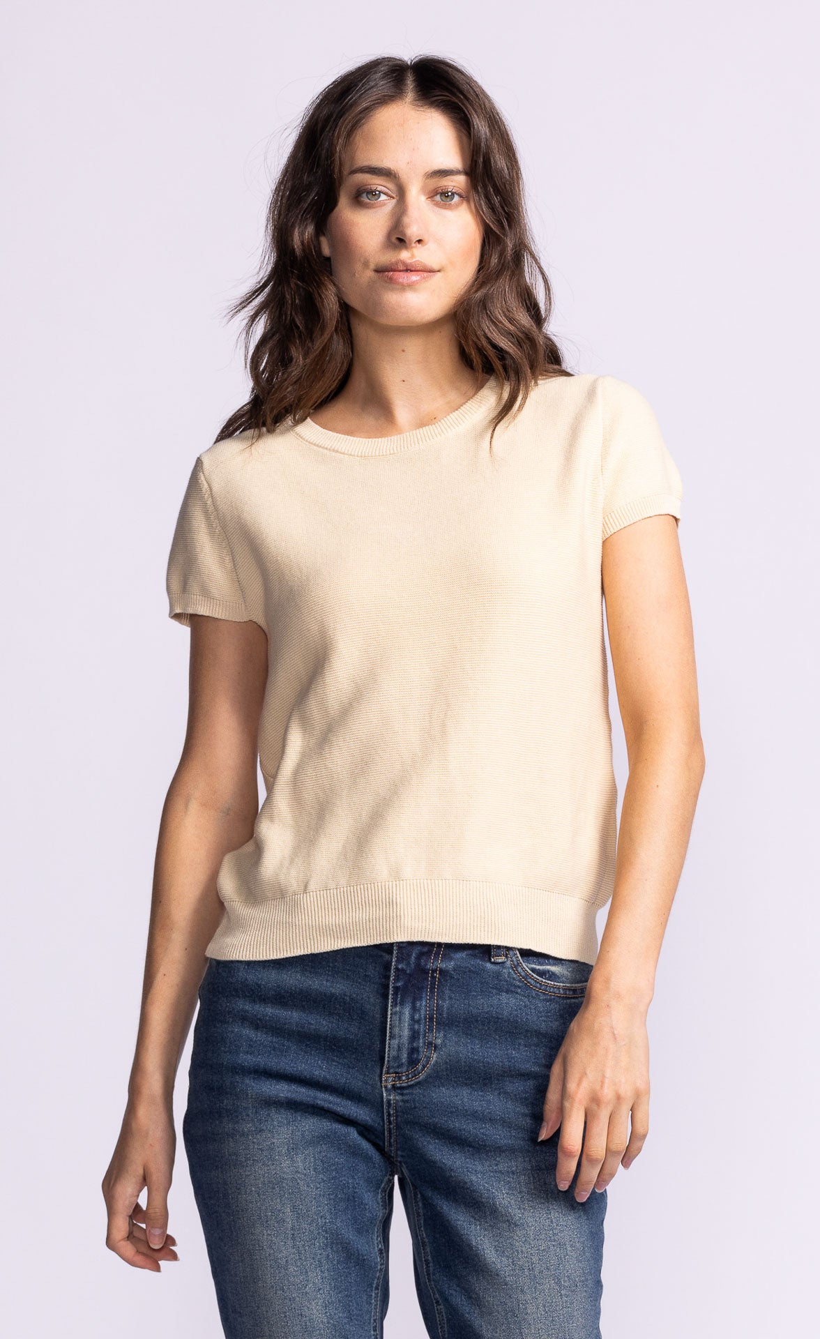 Janine Top Taupe