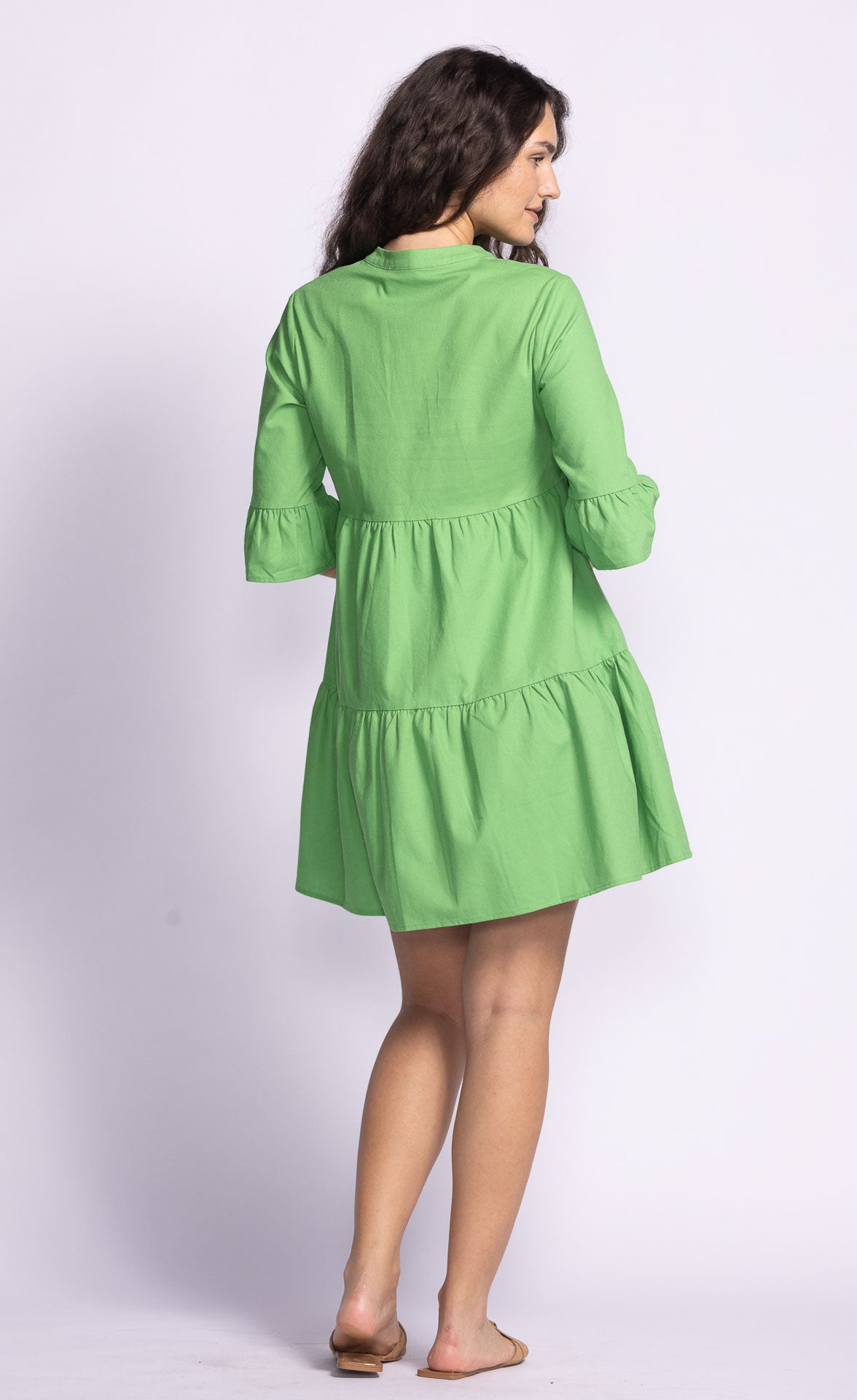 Posy Dress Green