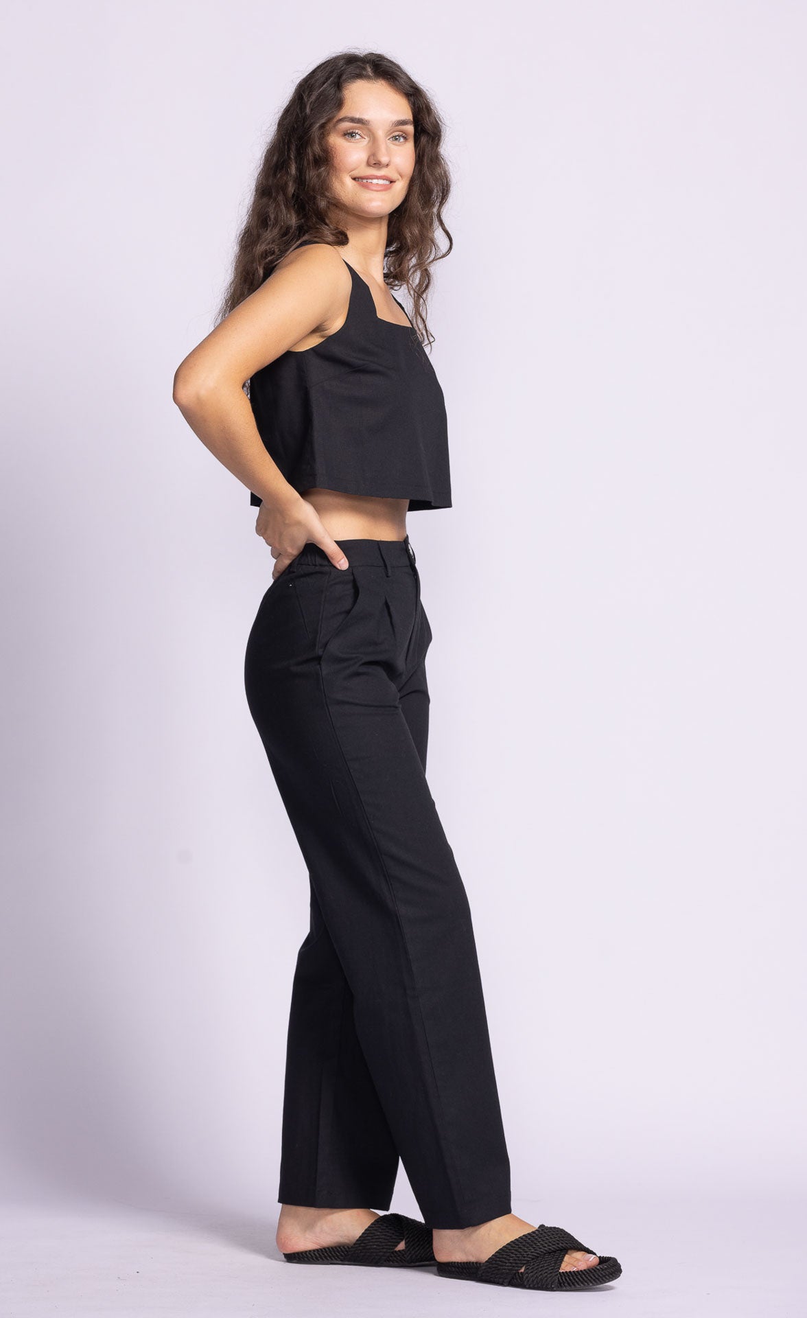 Delaney Pants Black