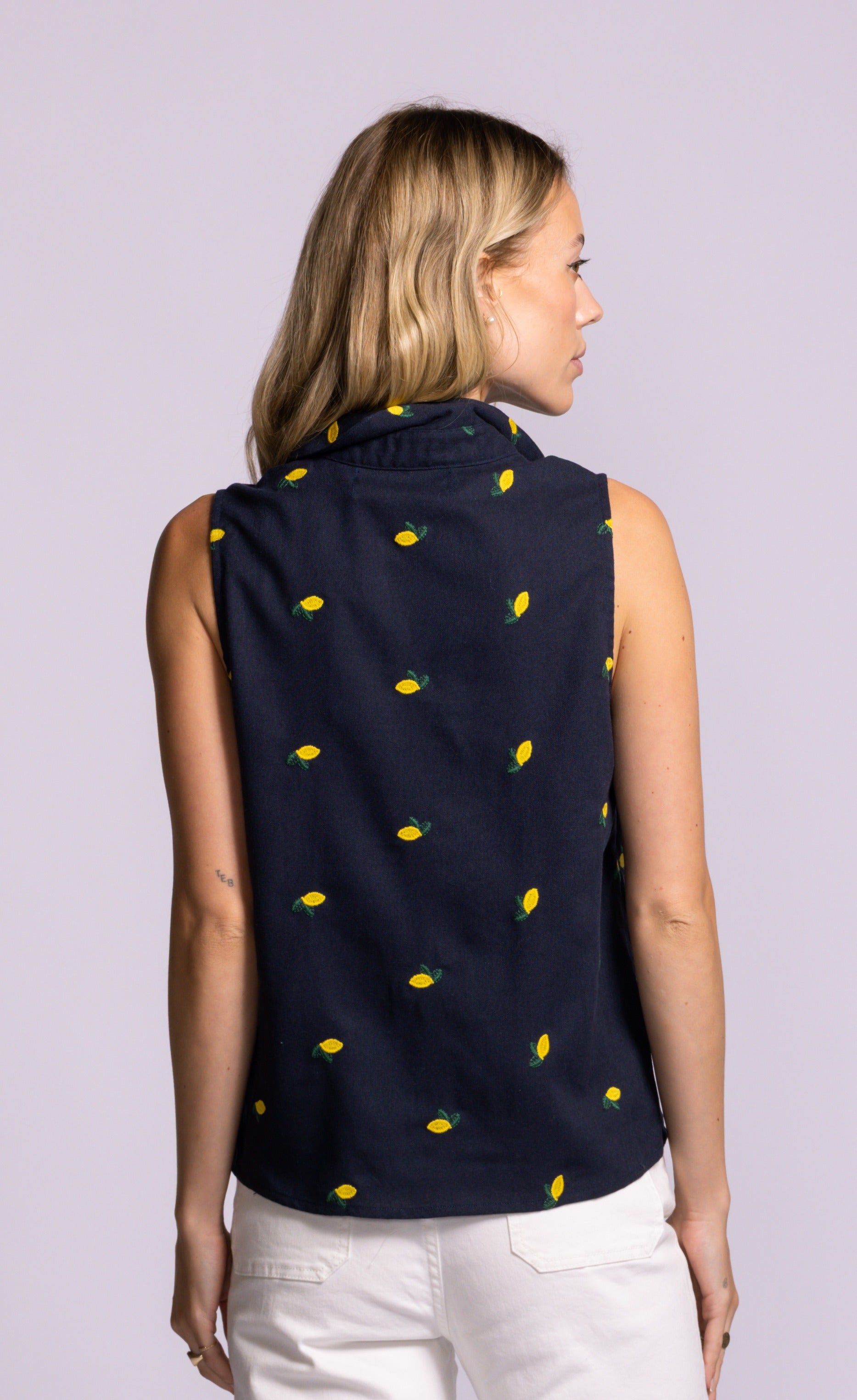 Becky Top Navy