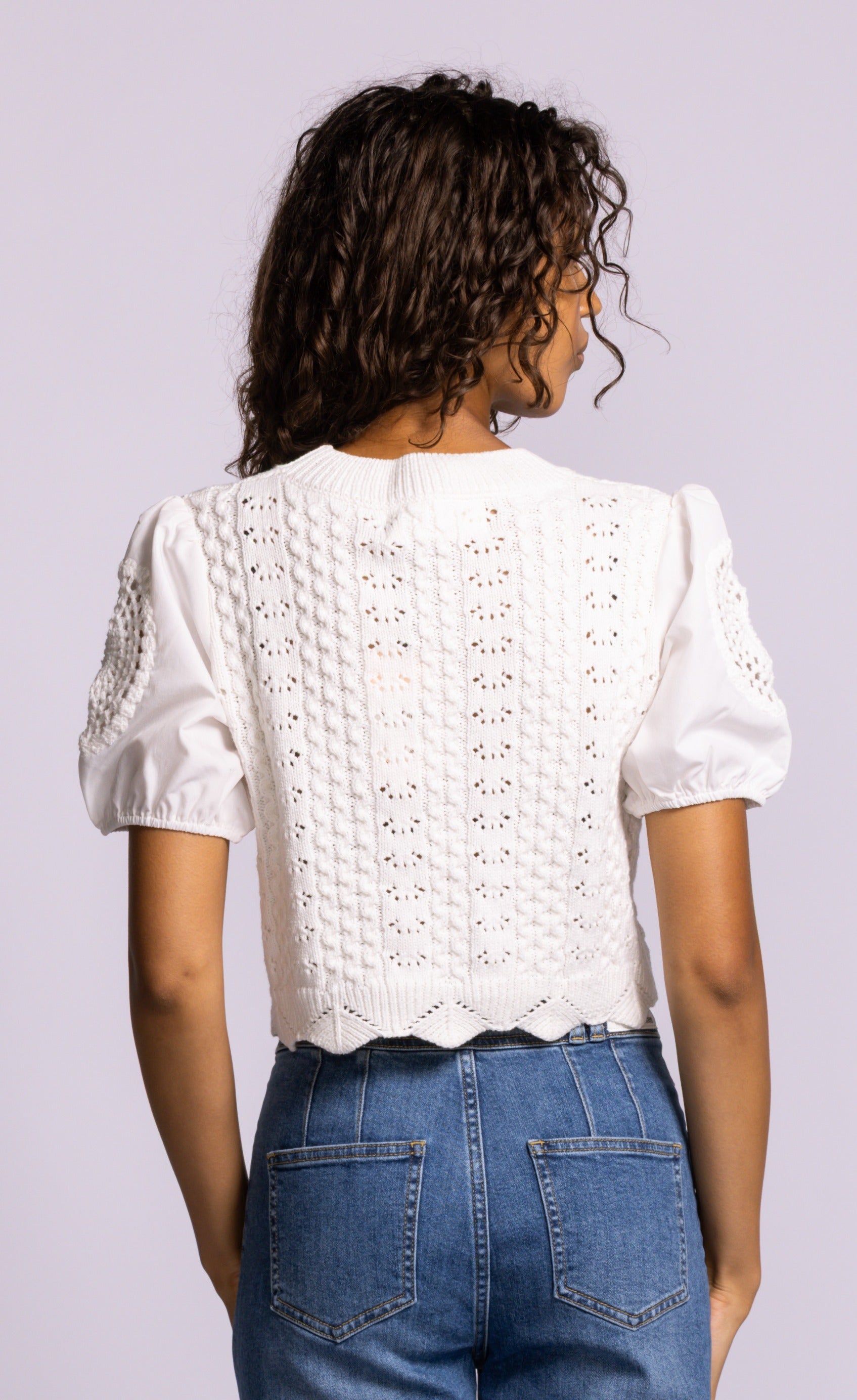 Bliss Sweater White