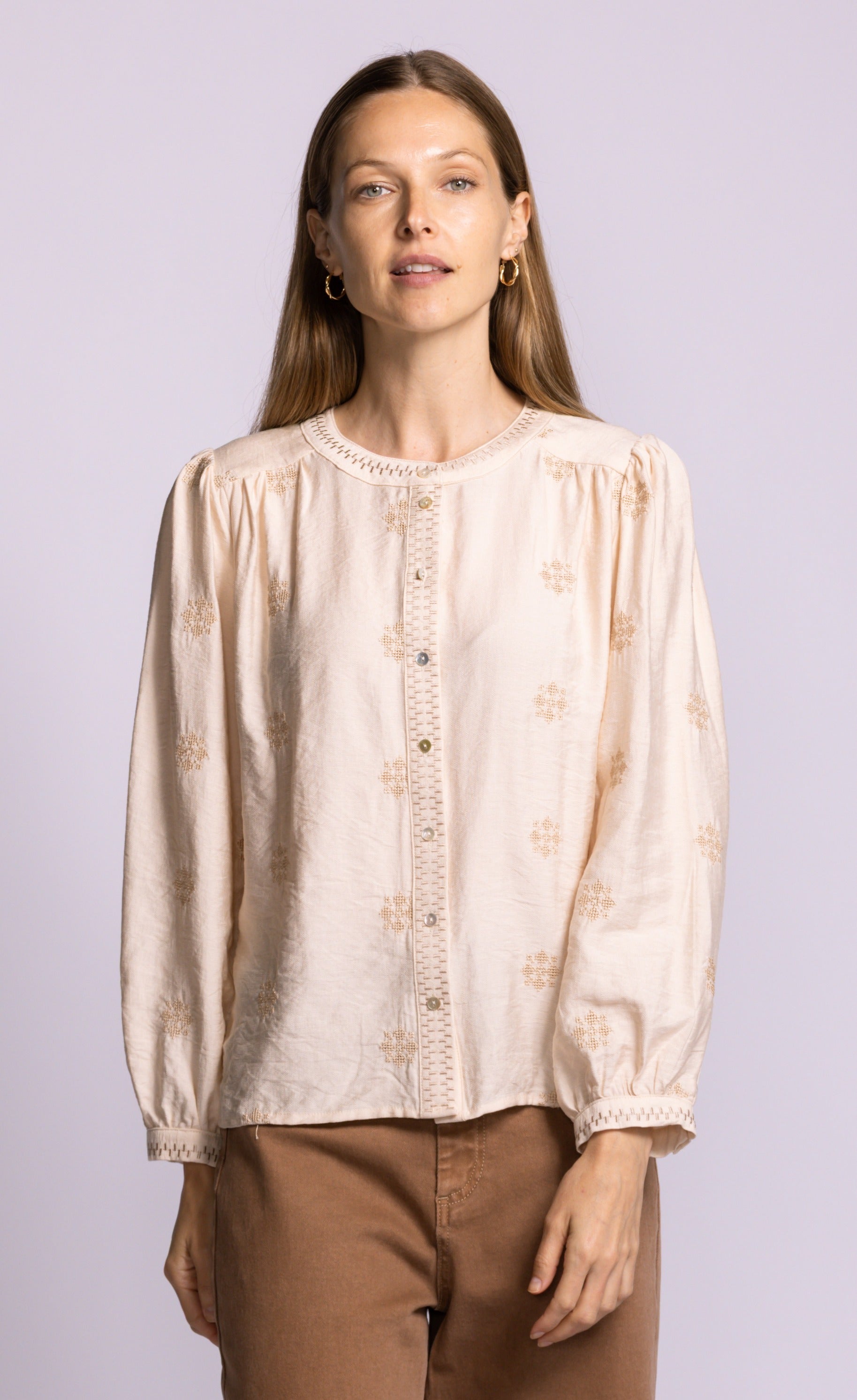 Carla Top Beige