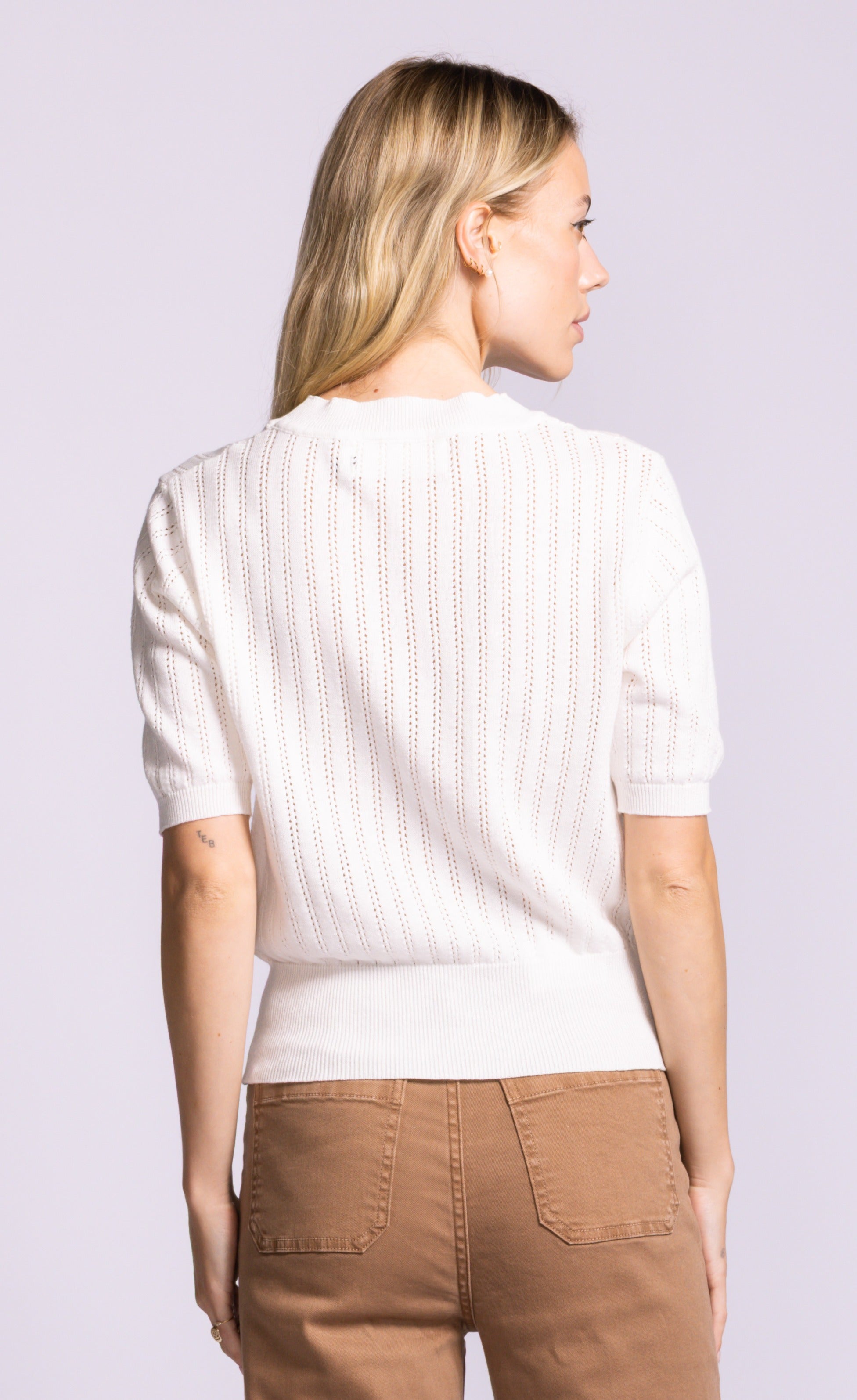 Santa Barbara Sweater White