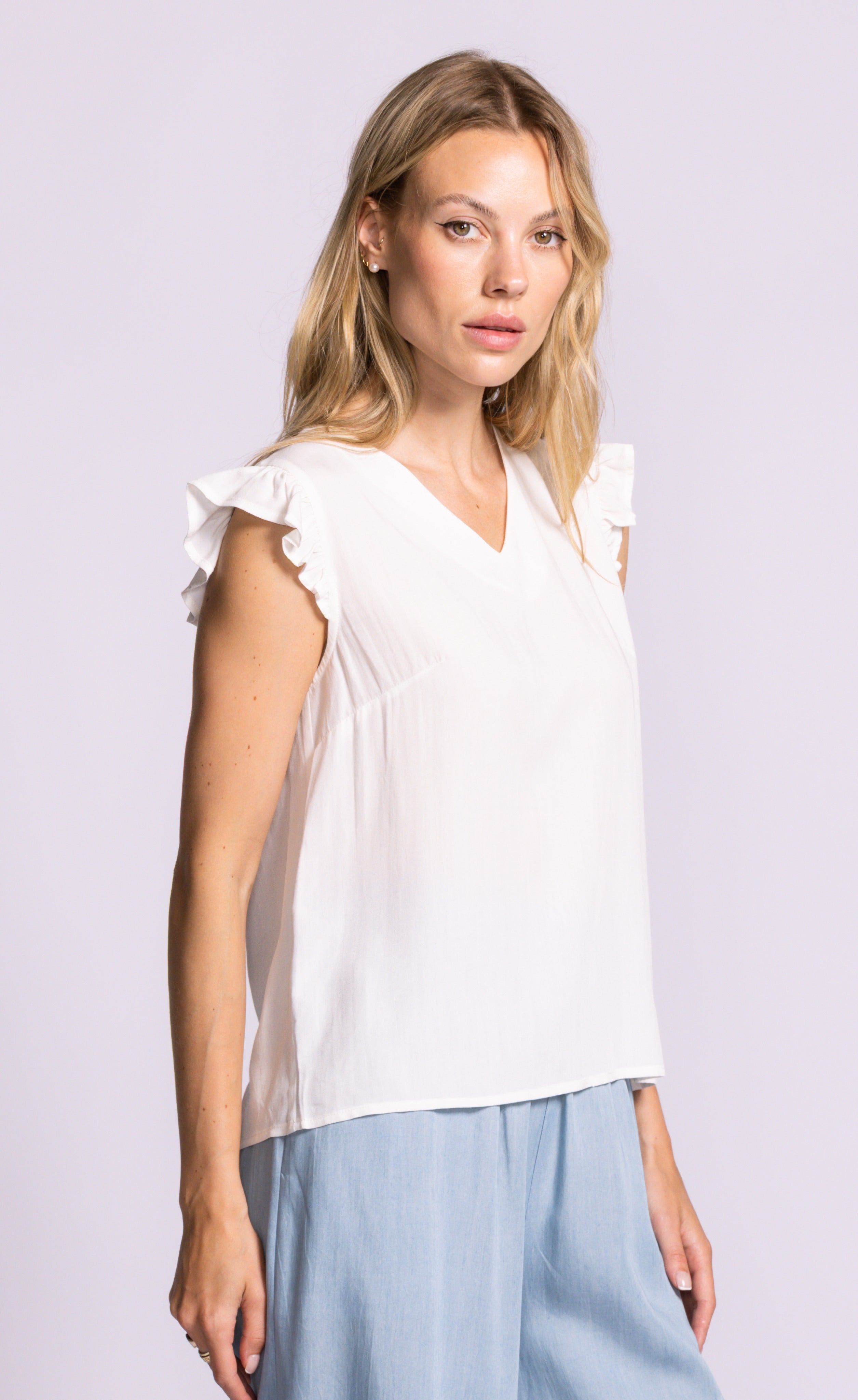 Lizzy Top White