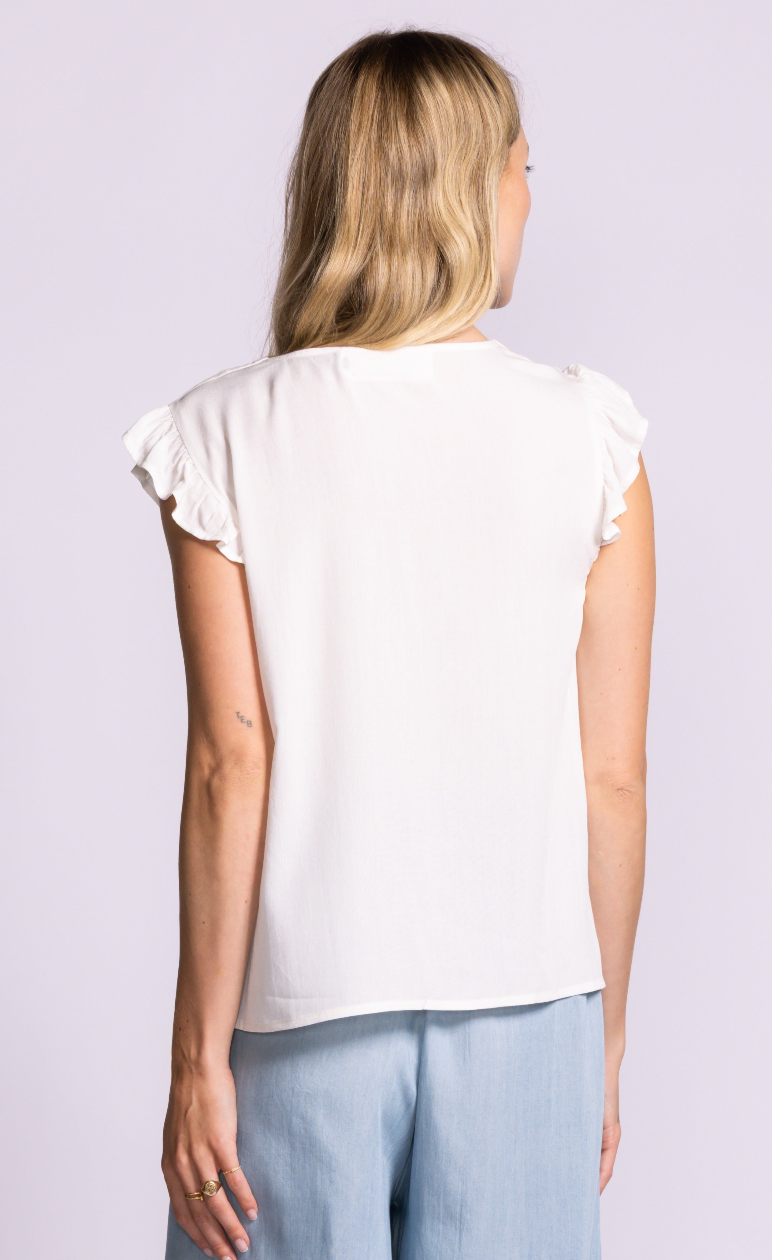 Lizzy Top White