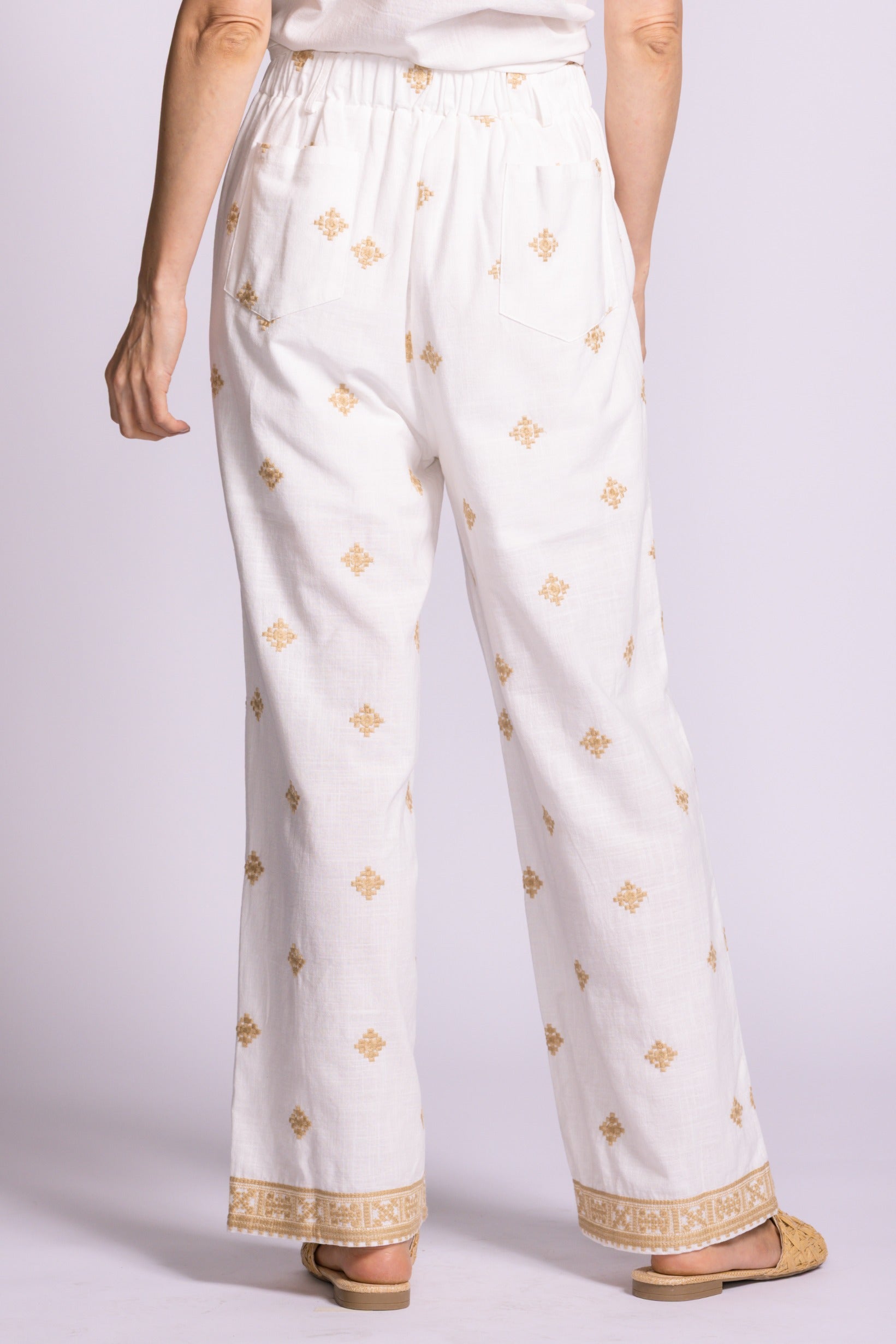 Saticoy Pants White