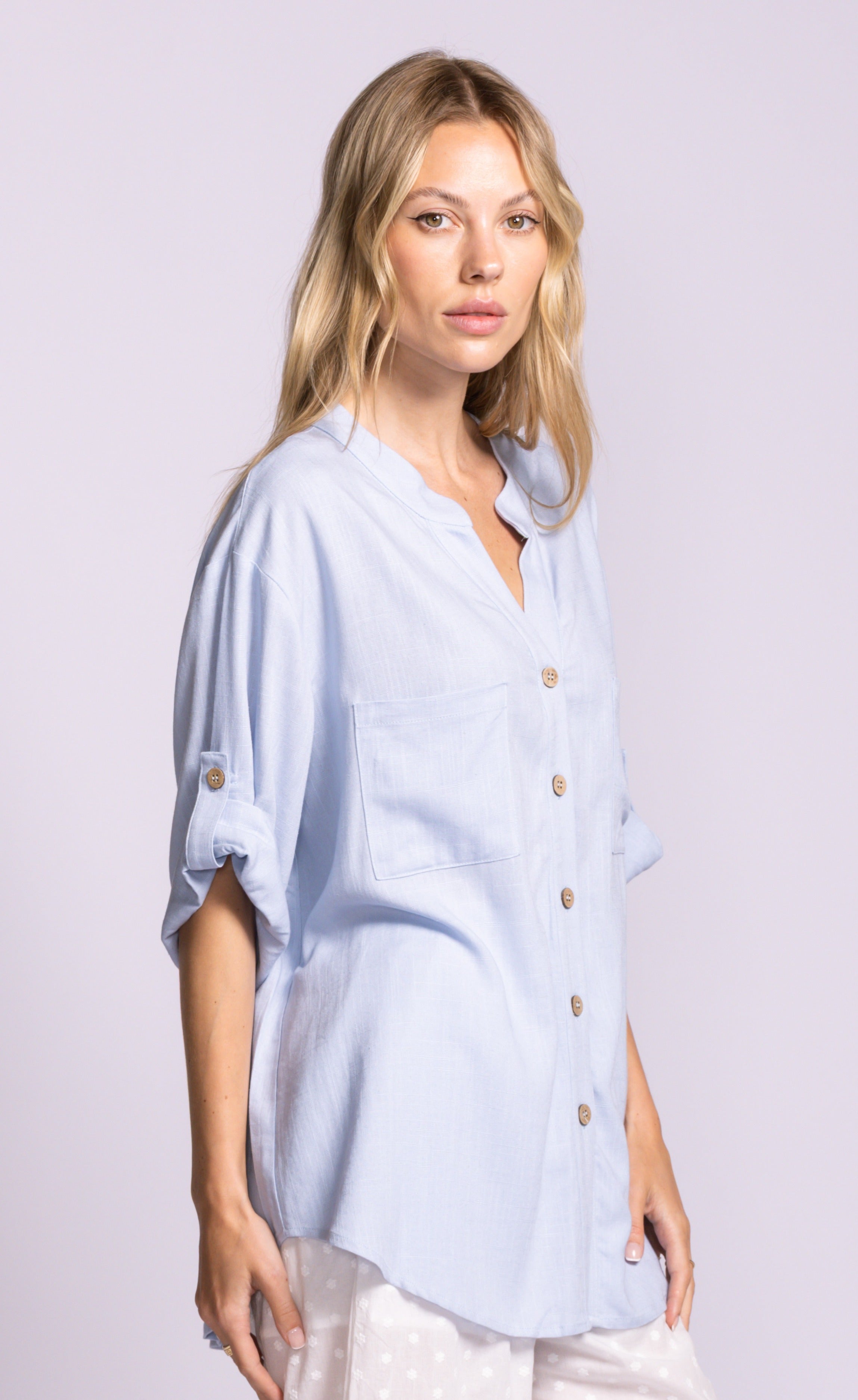 Gigi Top Light Blue