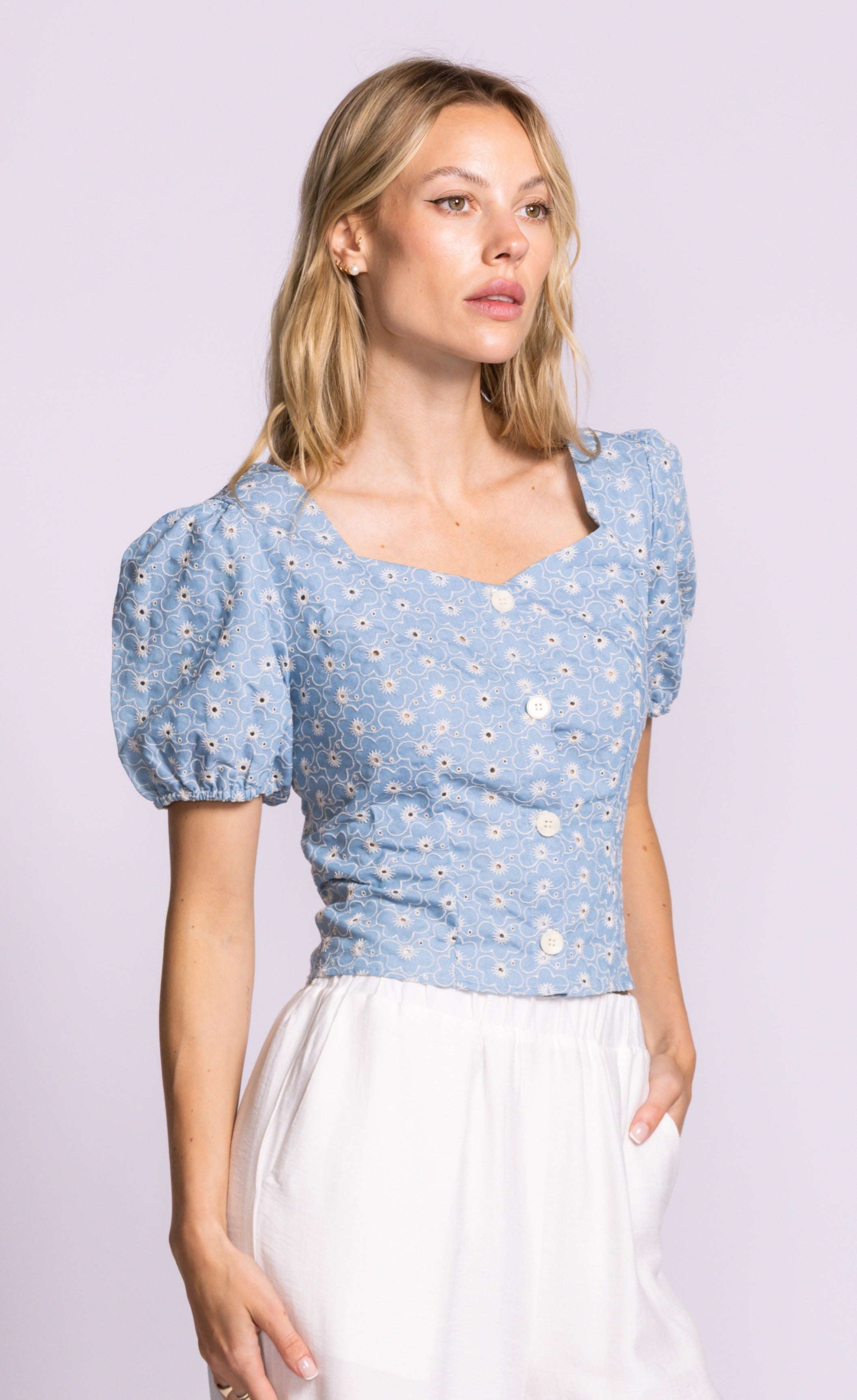 Hailey Top Blue